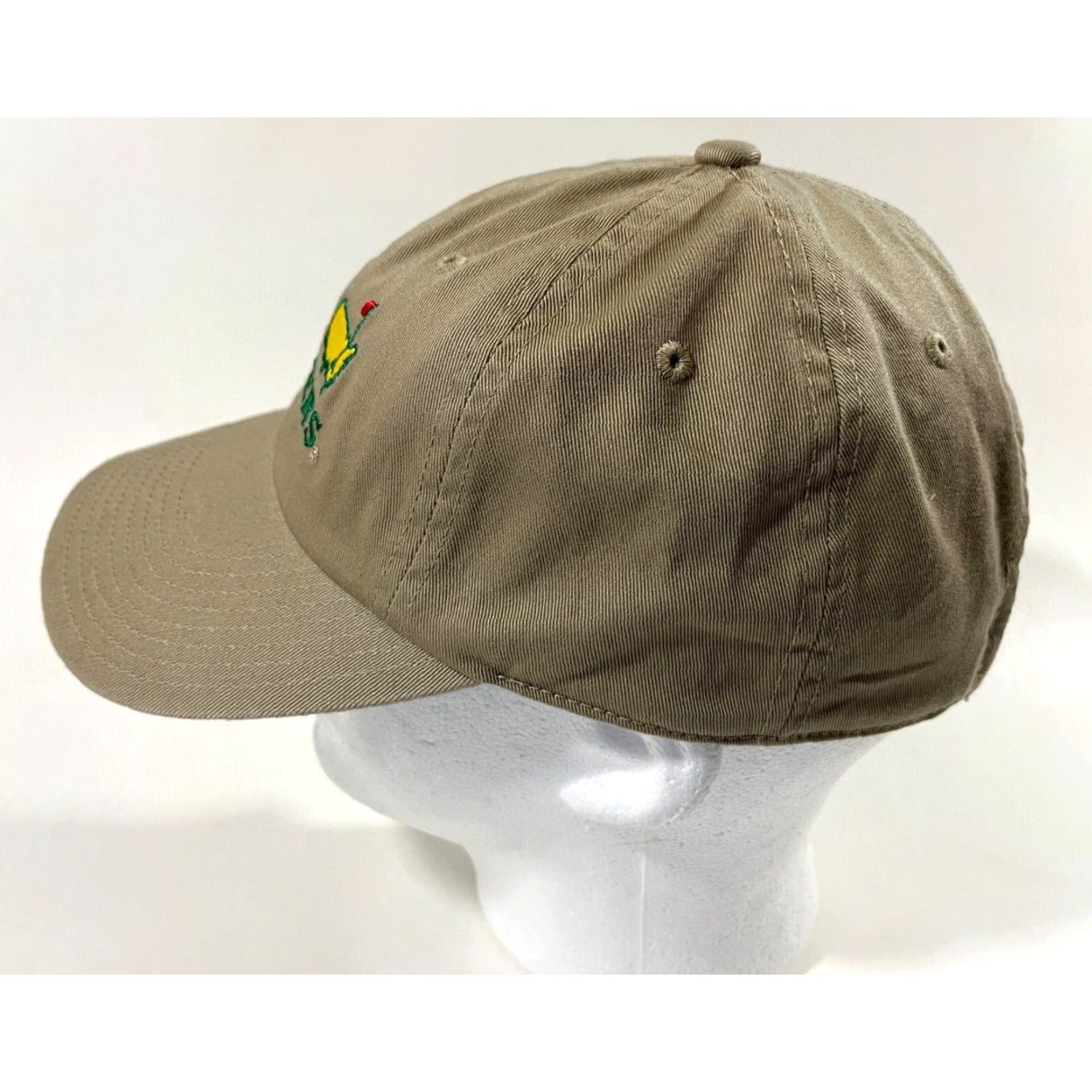 American Needle VINTAGE American Needle Strapback Hat Golf Hat Unisex Adults One Size Tan 2006 Masters Augusta National Cotton Adjustable Sports Golf Mens Women Size ONE SIZE - 6 Thumbnail