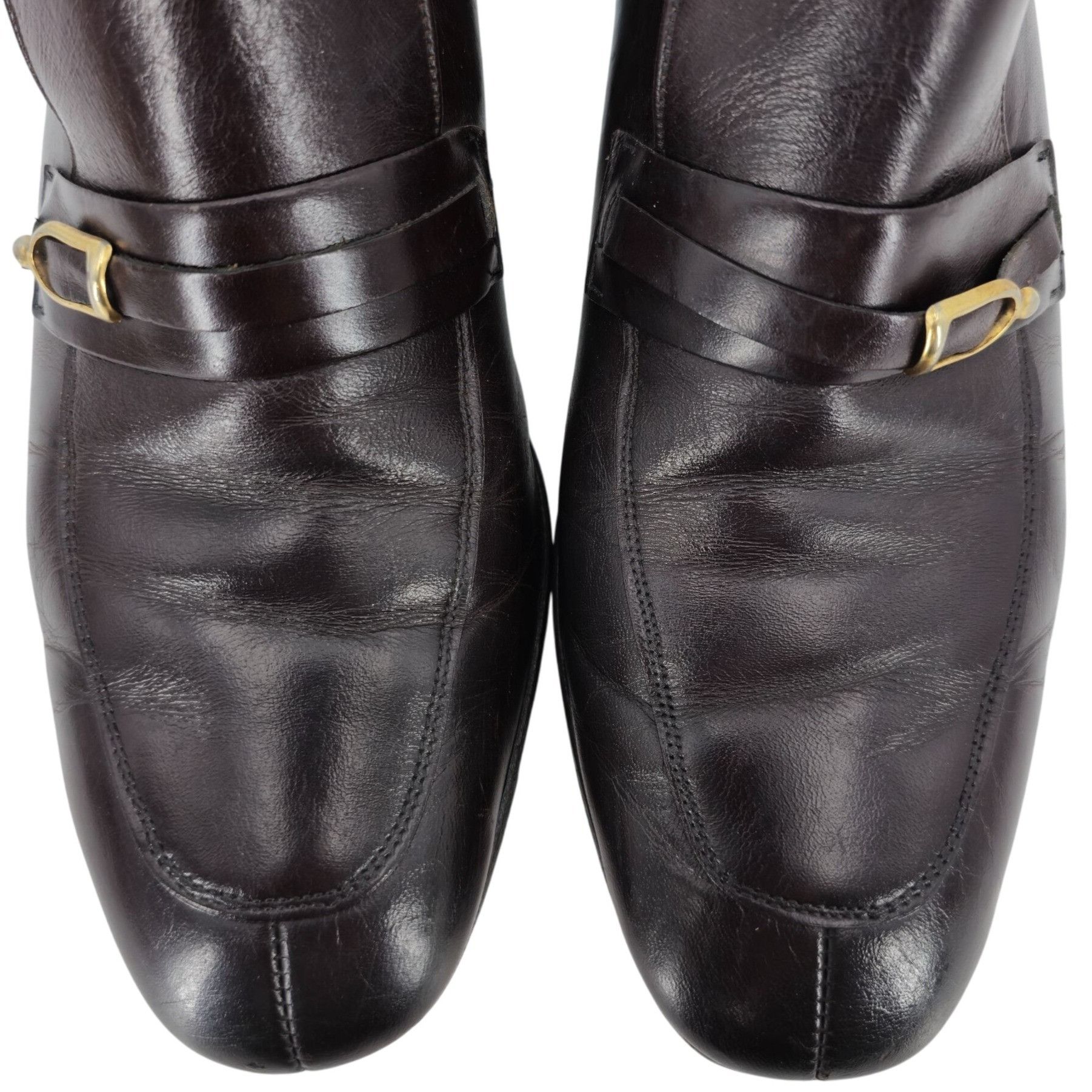 Dack's Vintage Melloflex Dacks Mens 9.5 Brown Leather Canada Dress Size US 9.5 / EU 42-43 - 10 Thumbnail