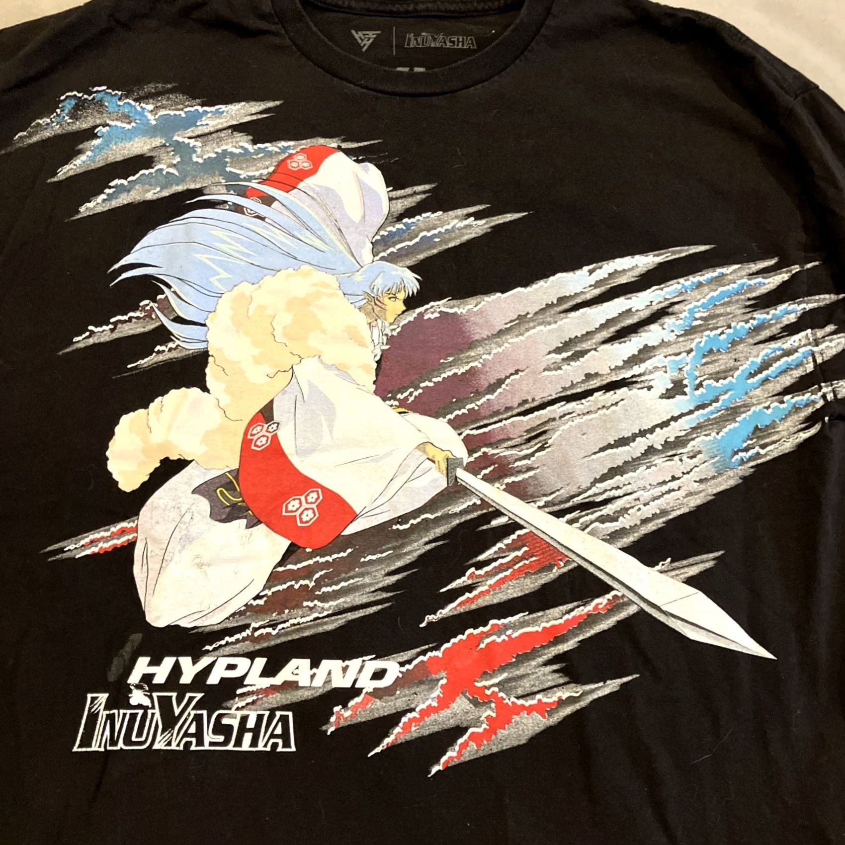 Hypland Hypland Inuyasha Collaboration Black T Shirt Men's Size XL RARE Official Size US XL / EU 56 / 4 - 2 Thumbnail