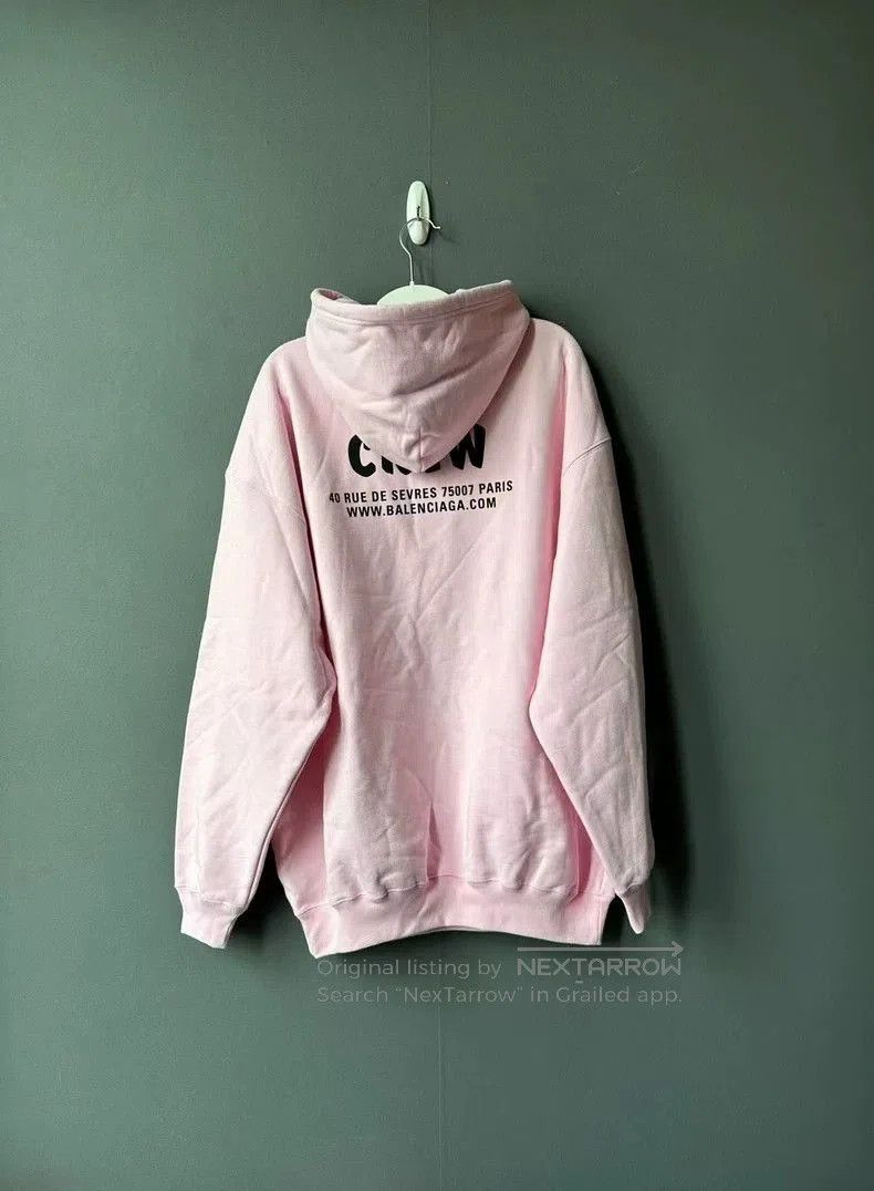 Balenciaga Balenciaga Pink Crew Hoodie XS. Size US XS / EU 42 / 0 - 2 Thumbnail