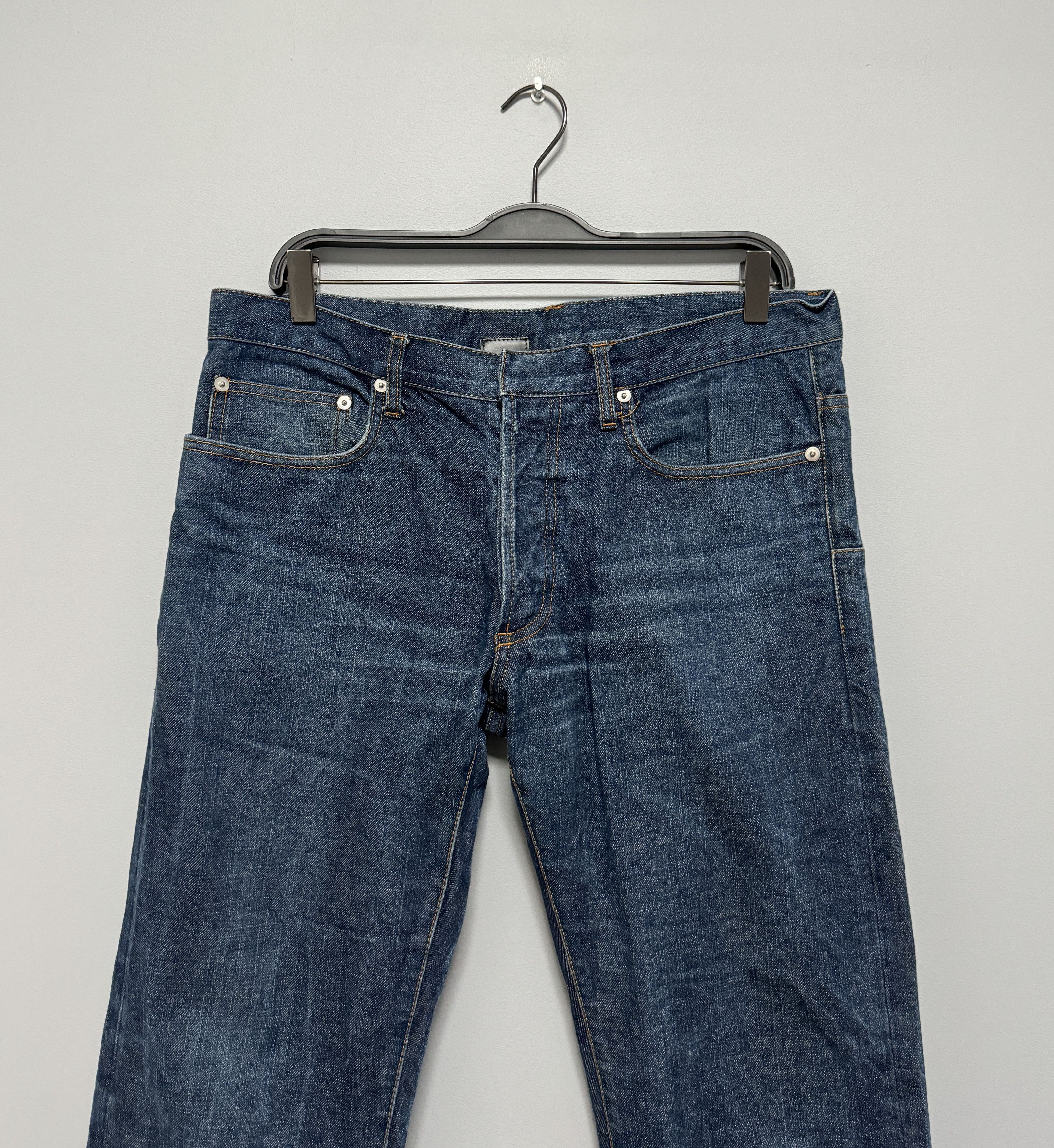 Dior Dior Homme Denim Pants Jeans Hedi Slimane Dark Navy Size 33 Size US 33 - 3 Thumbnail