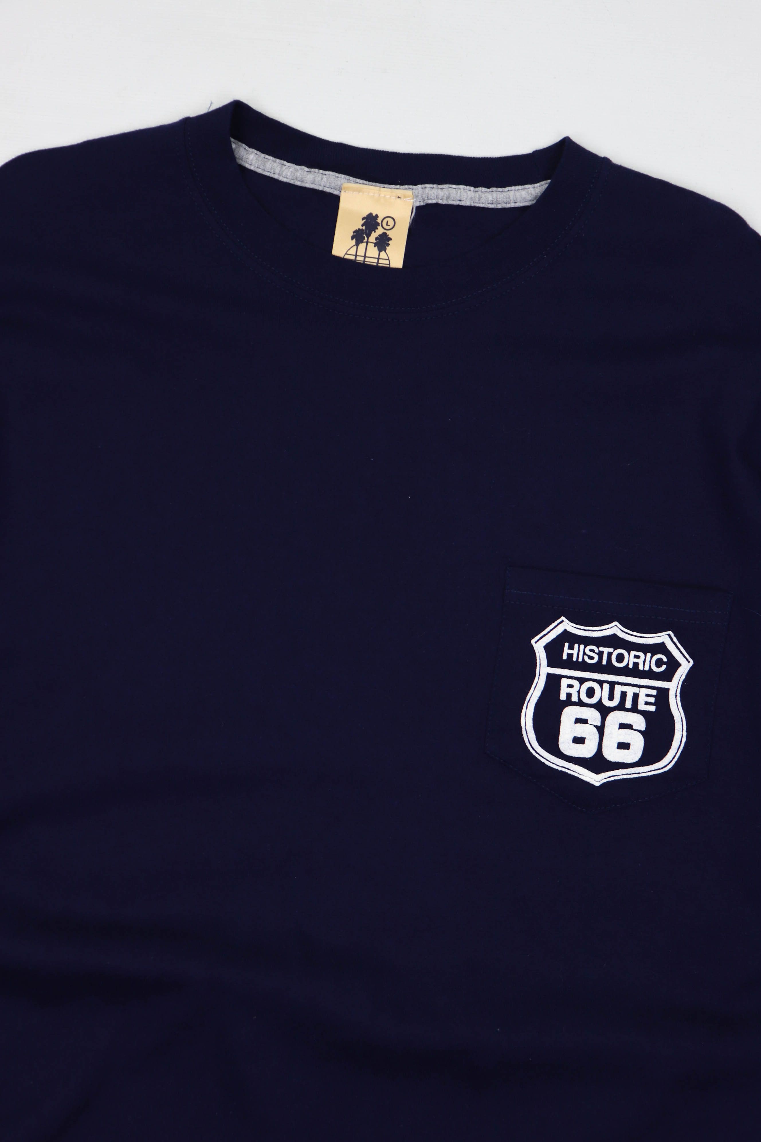 Route 66 ©1994 Vintage 90s Made in USA Historic Route 66 T-shirt Tee Size US L / EU 52-54 / 3 - 3 Thumbnail