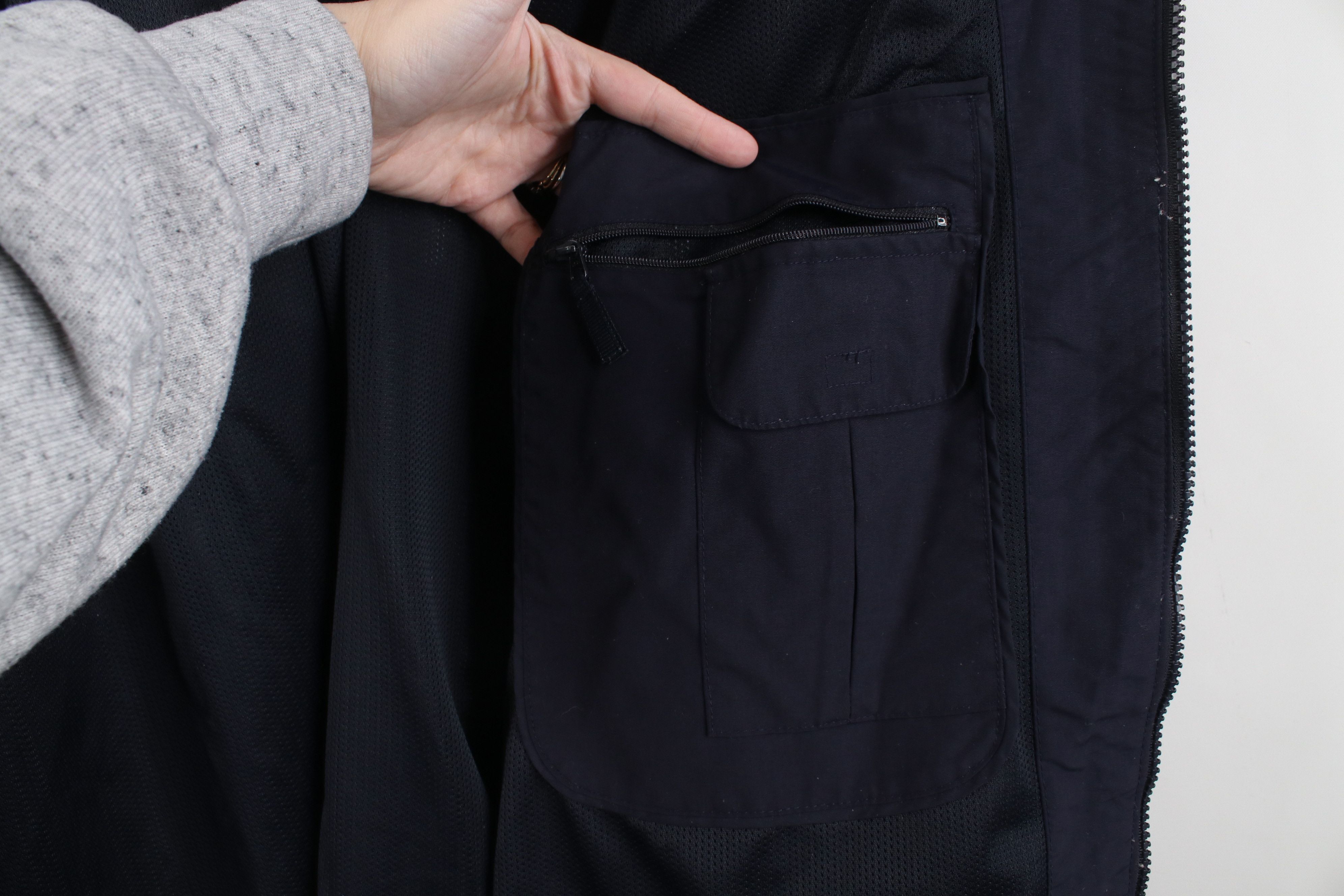 Lands' End Vintage 90s Lands End Full Zip All Seasons Jacket Blue Size US XL / EU 56 / 4 - 9 Thumbnail