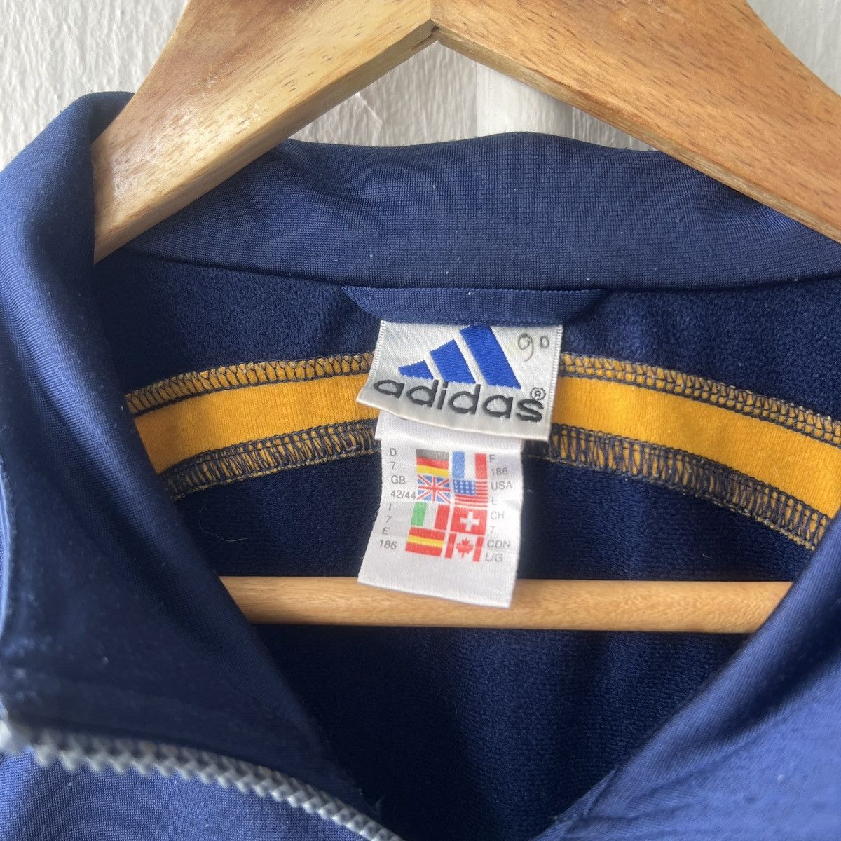 Adidas × Vintage Vintage 98/99 Adidas Real Madrid Track Jacket Size US XL / EU 56 / 4 - 3 Thumbnail