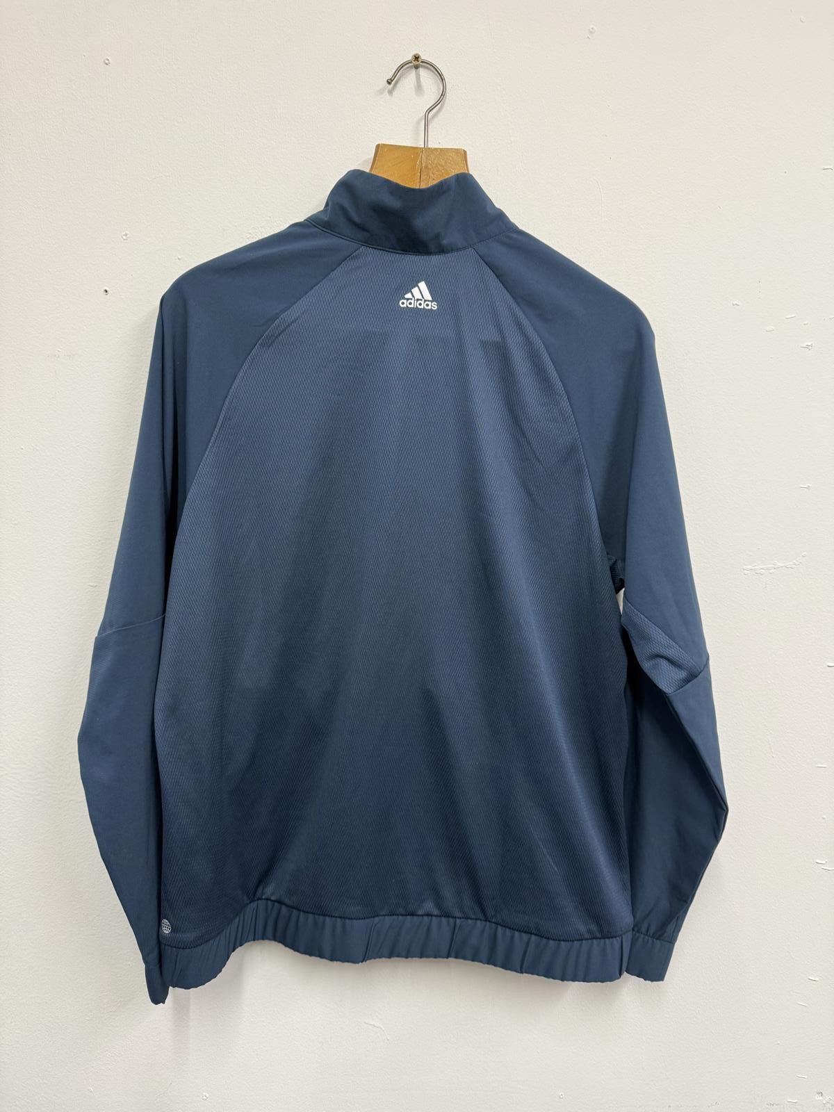 Adidas Adidas Men's Blue Windbreaker Jacket Size US XL / EU 56 / 4 - 2 Thumbnail