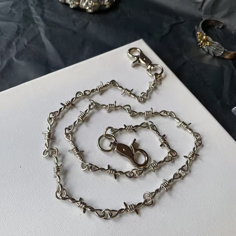 Jewelry Retro Goth Torn Wallet Pocket Chain Size ONE SIZE - 1 Thumbnail