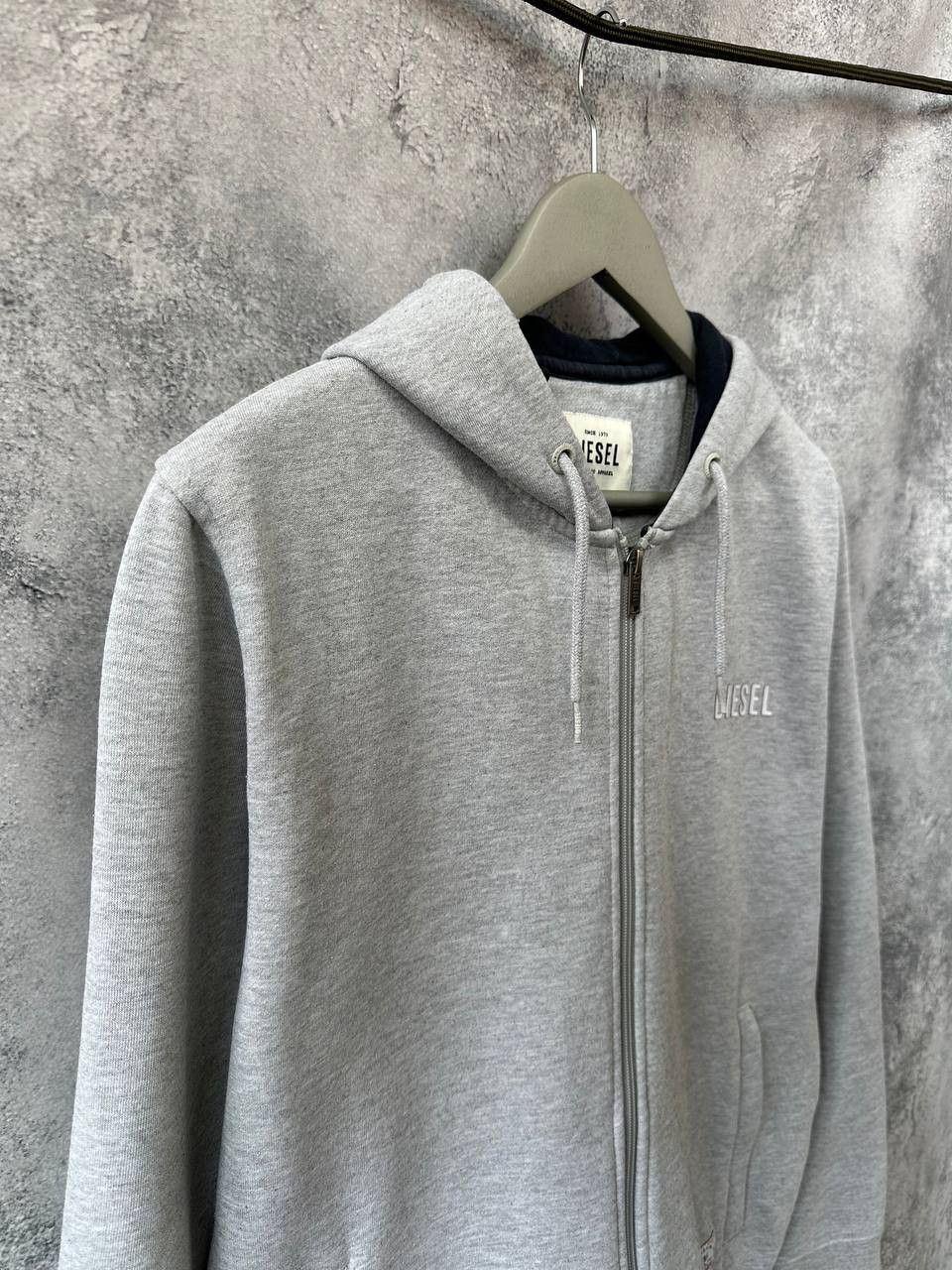 Diesel Diesel Full Zip Hoodie y2k Gray Hooded Sweater Size US M / EU 48-50 / 2 - 4 Thumbnail