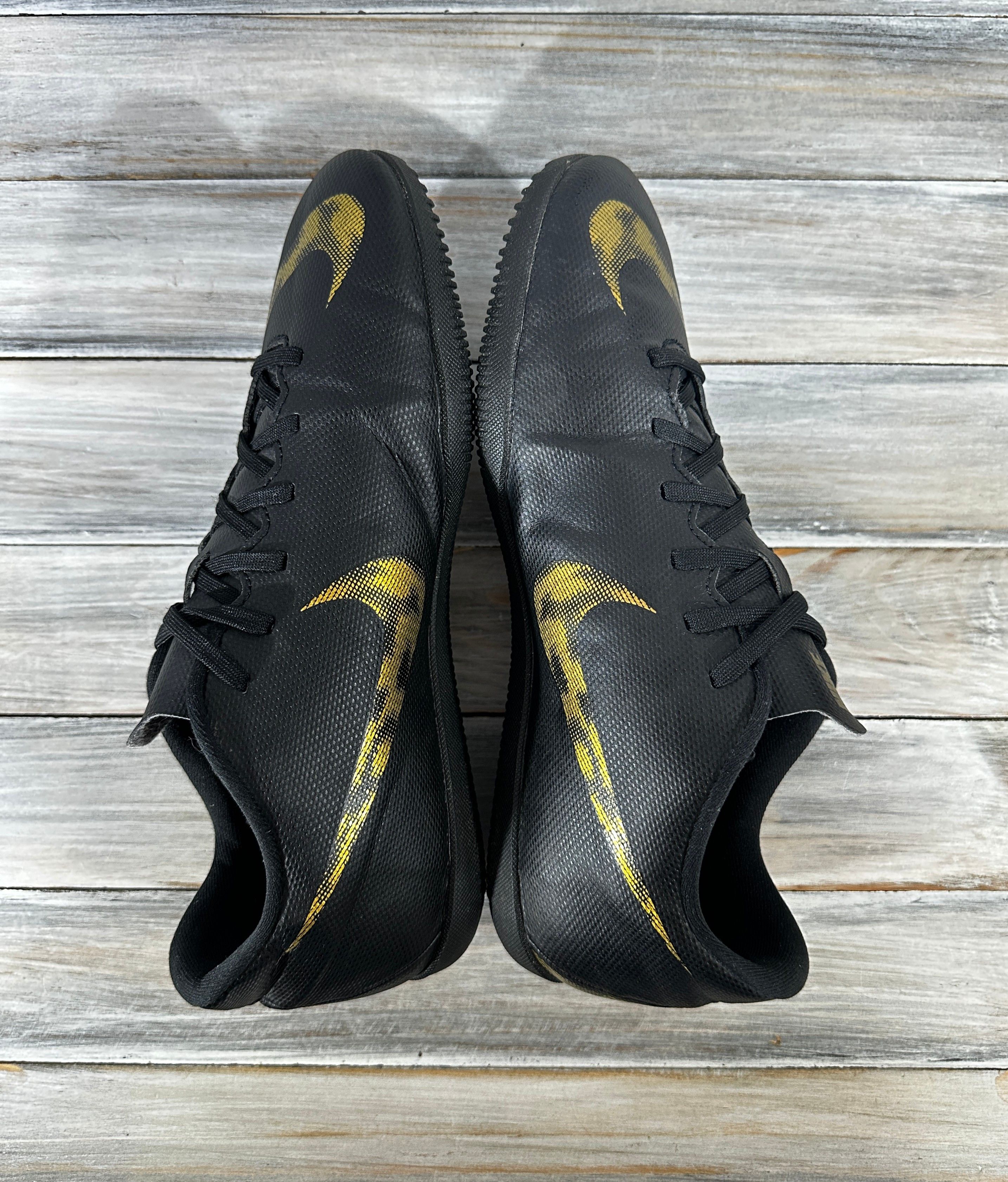 Nike Nike Vapor 12 Club IC Men's Football Futsal Shoes Black Gold Size US 8 / EU 41 - 19 Thumbnail
