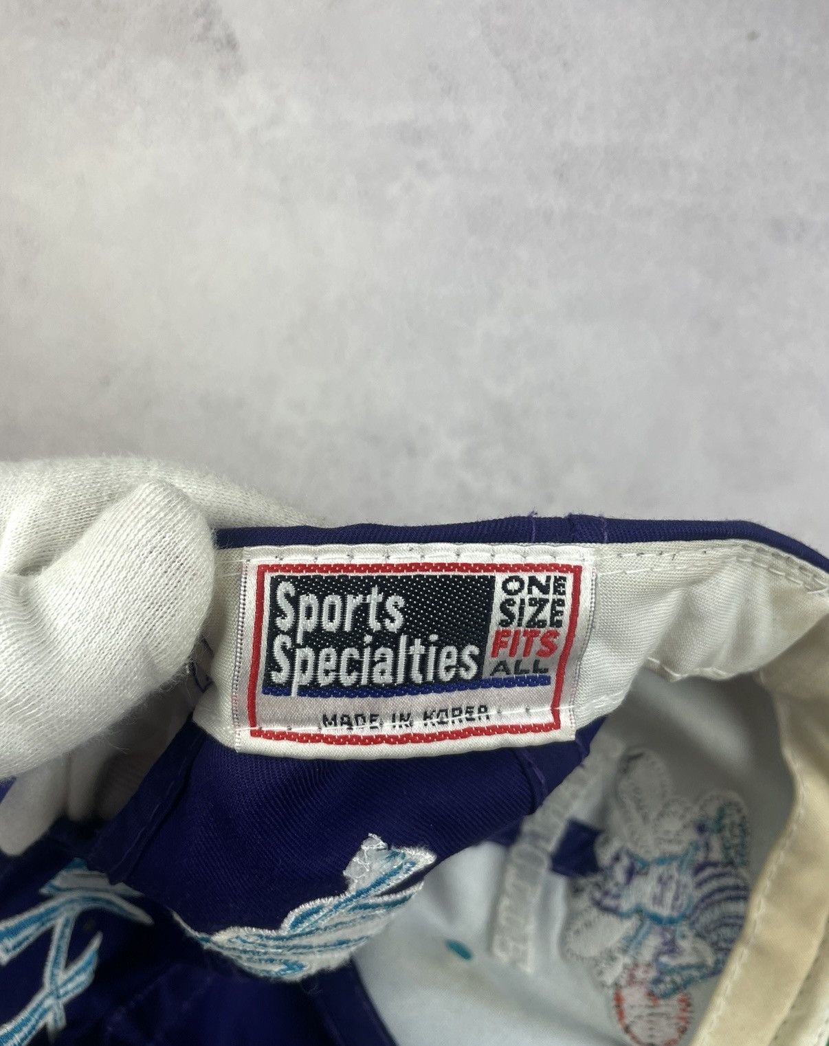 NBA Vintage Charlotte Hornets Hat Sports Specialties Script Size ONE SIZE - 11 Thumbnail