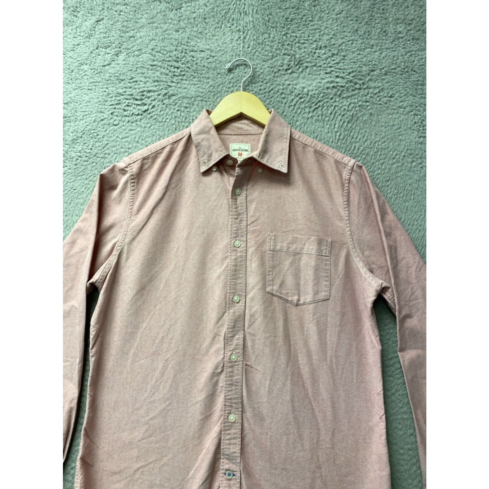 Gap VINTAGE Gap Pink Men’s Button-Down Shirt Slim Fit Adult Medium Long Sleeve 146-31 Mens Size US M / EU 48-50 / 2 - 2 Thumbnail