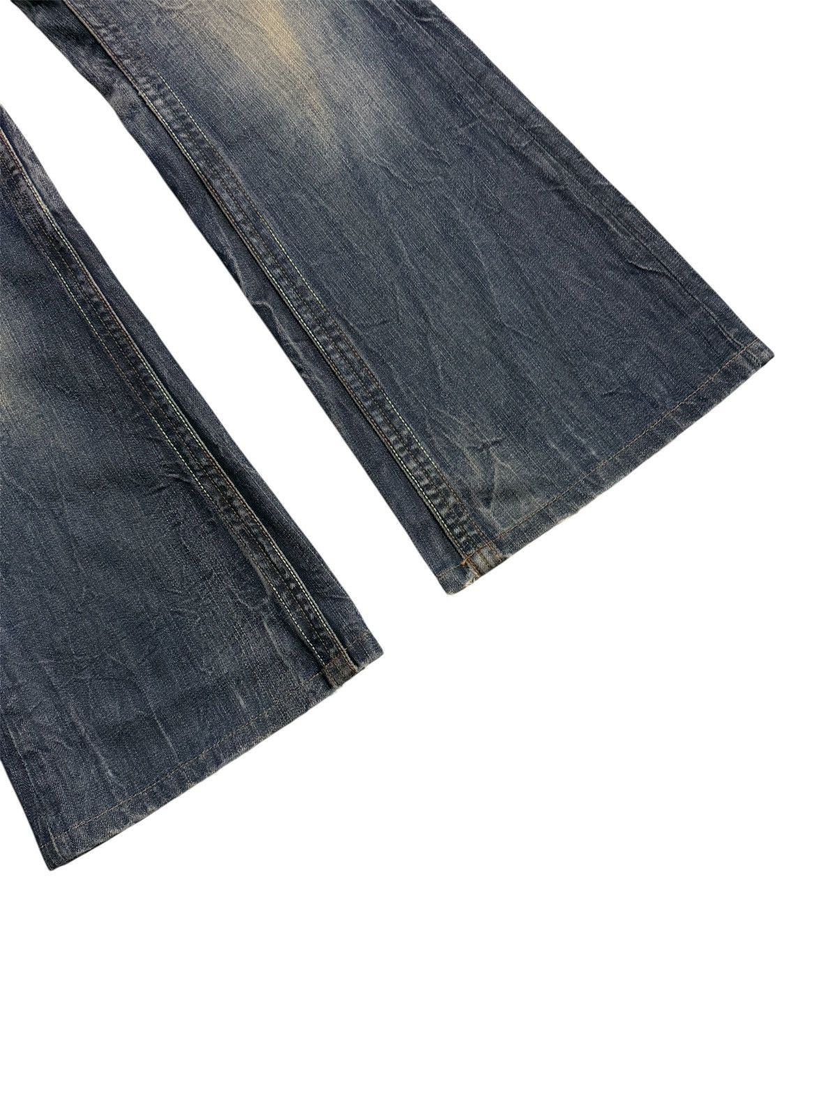 Japanese Brand DRIVE JEANS FLARED BOOTCUT JEANS Size 29" - 5 Thumbnail