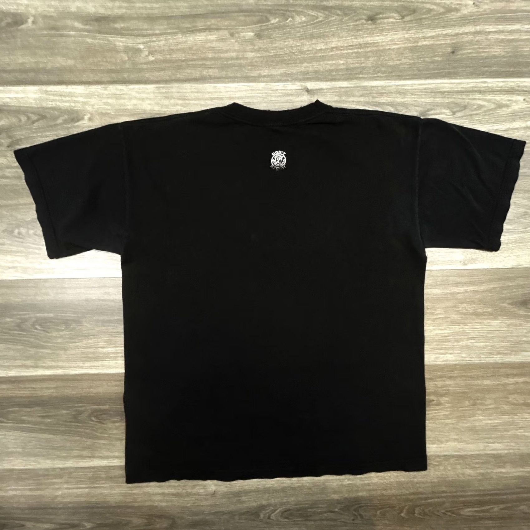 Vintage VINTAGE Don't Panic Shirt Mens XL Black I used to be schizophrenic but we're okay now 1999 Graphic Print Size US XL / EU 56 / 4 - 3 Thumbnail