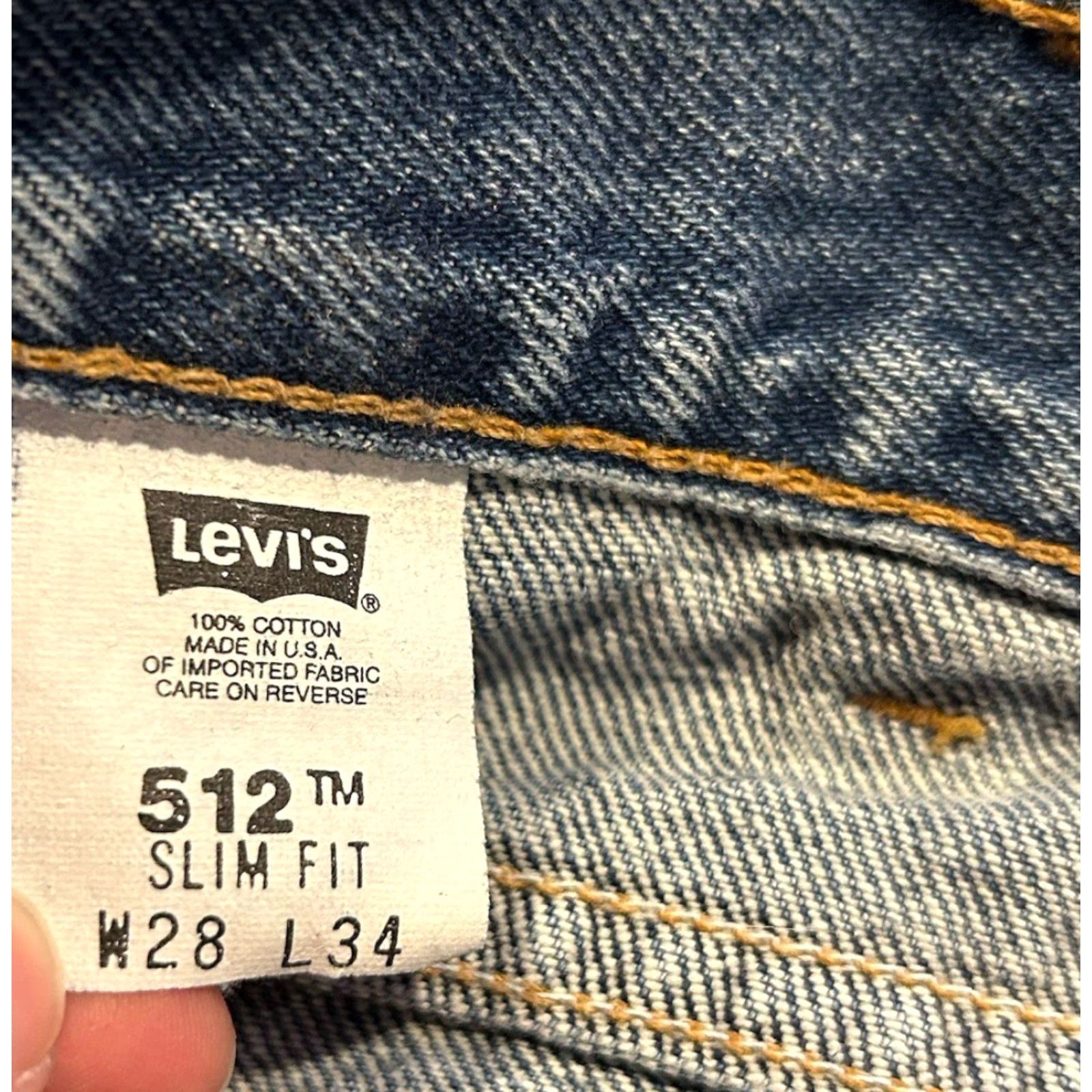 Levi's VINTAGE Levi's 512 Jeans Shirt? ... Size US 28 / EU 44 - 6 Thumbnail