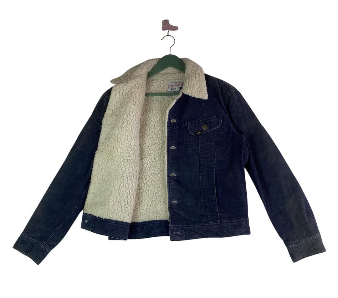 Lee × Vintage Vtg 90s Lee Storm Rider corduroy trucker sherpa lined jacket Size US M / EU 48-50 / 2 - 1 Thumbnail