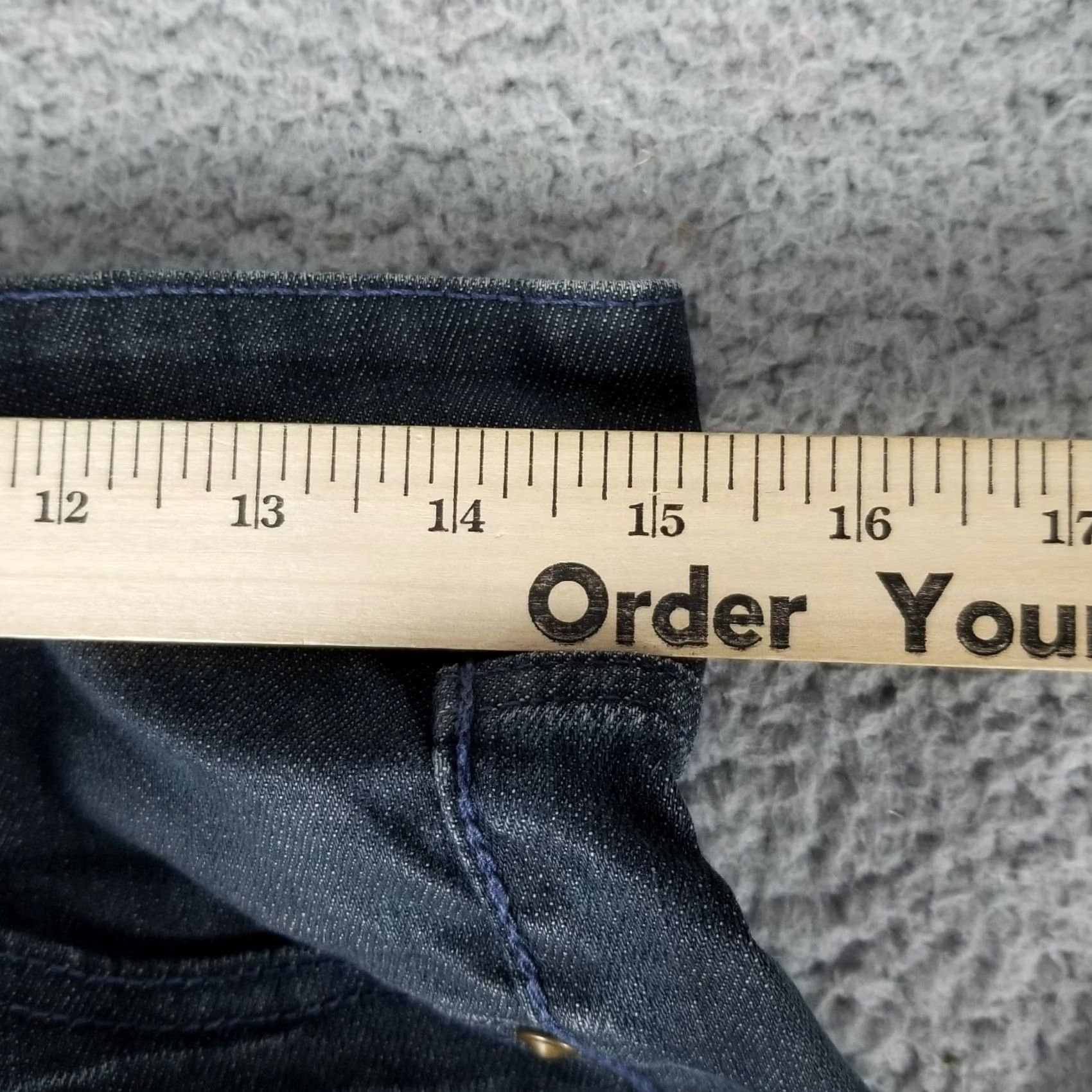 Levi's Levi's 503 Slim Skinny Jeans Black Stretch Grunge Womens Denim Medium Wash Cotton Blend 29X31 Capri? (This line is incomplete and not compliant) Size 29" - 5 Thumbnail