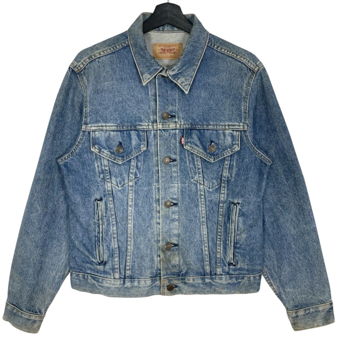 Levi's Vintage 90s Levis Denim Jacket Trucker Jacket Up Levis Brand Size S / US 4 / IT 40 - 4 Thumbnail