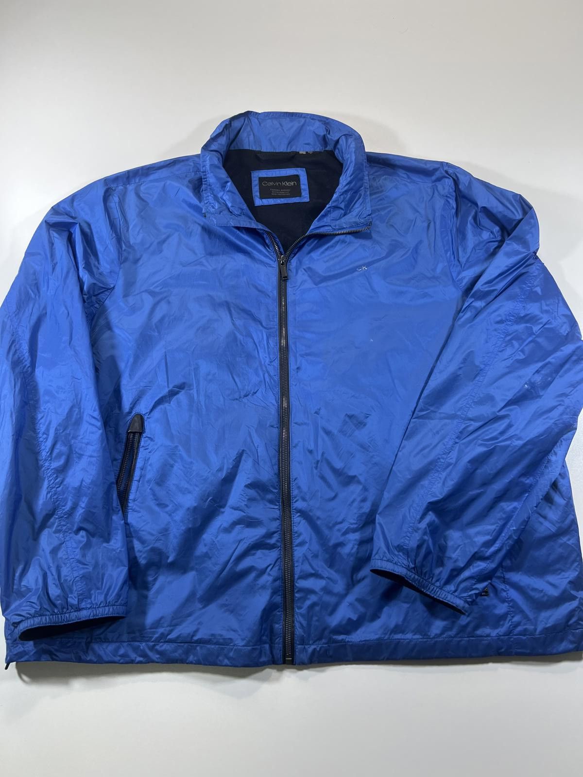 Calvin Klein Calvin Klein Men's Blue Lightweight Windbreaker Jacket Size US XL / EU 56 / 4 - 1 Thumbnail