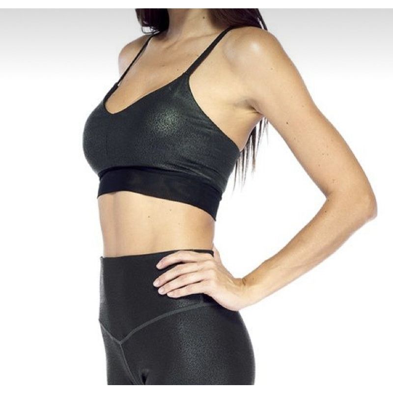 Other Electric Yoga strappy sports bra, New Black Cobra small Size S / US 4 / IT 40 - 9 Thumbnail