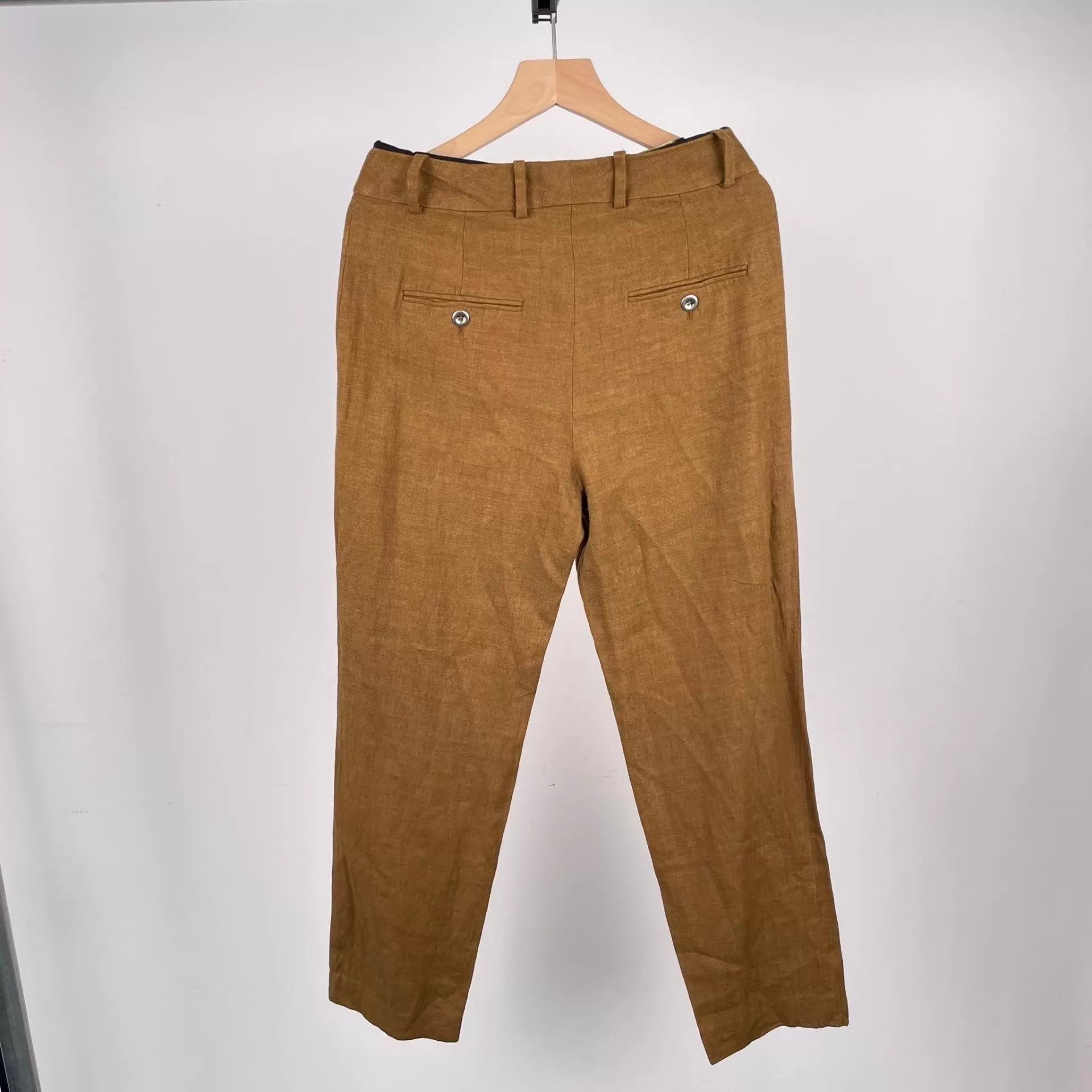 Loro Piana LP Linen Brown 40 Pants Size 27" / US 4 / IT 40 - 2 Thumbnail
