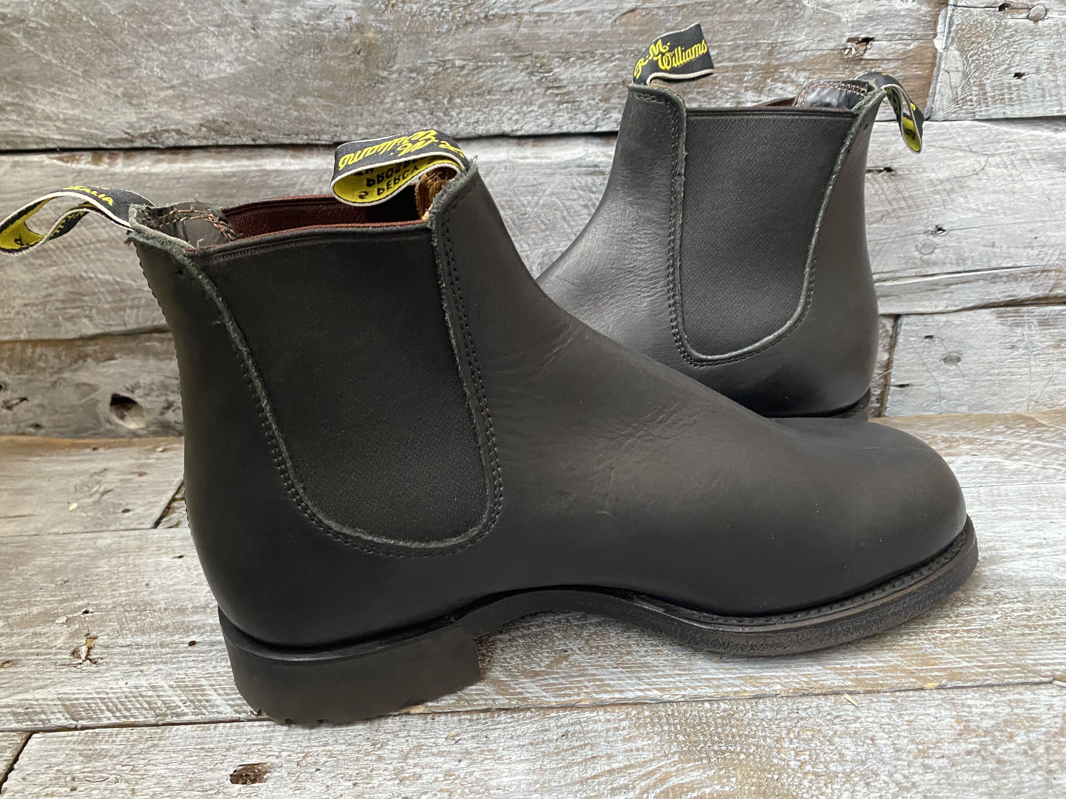 R.M. Williams R.m williams chelsea black leather boots uk 6.5H Size US 6.5 / EU 39-40 - 12 Thumbnail