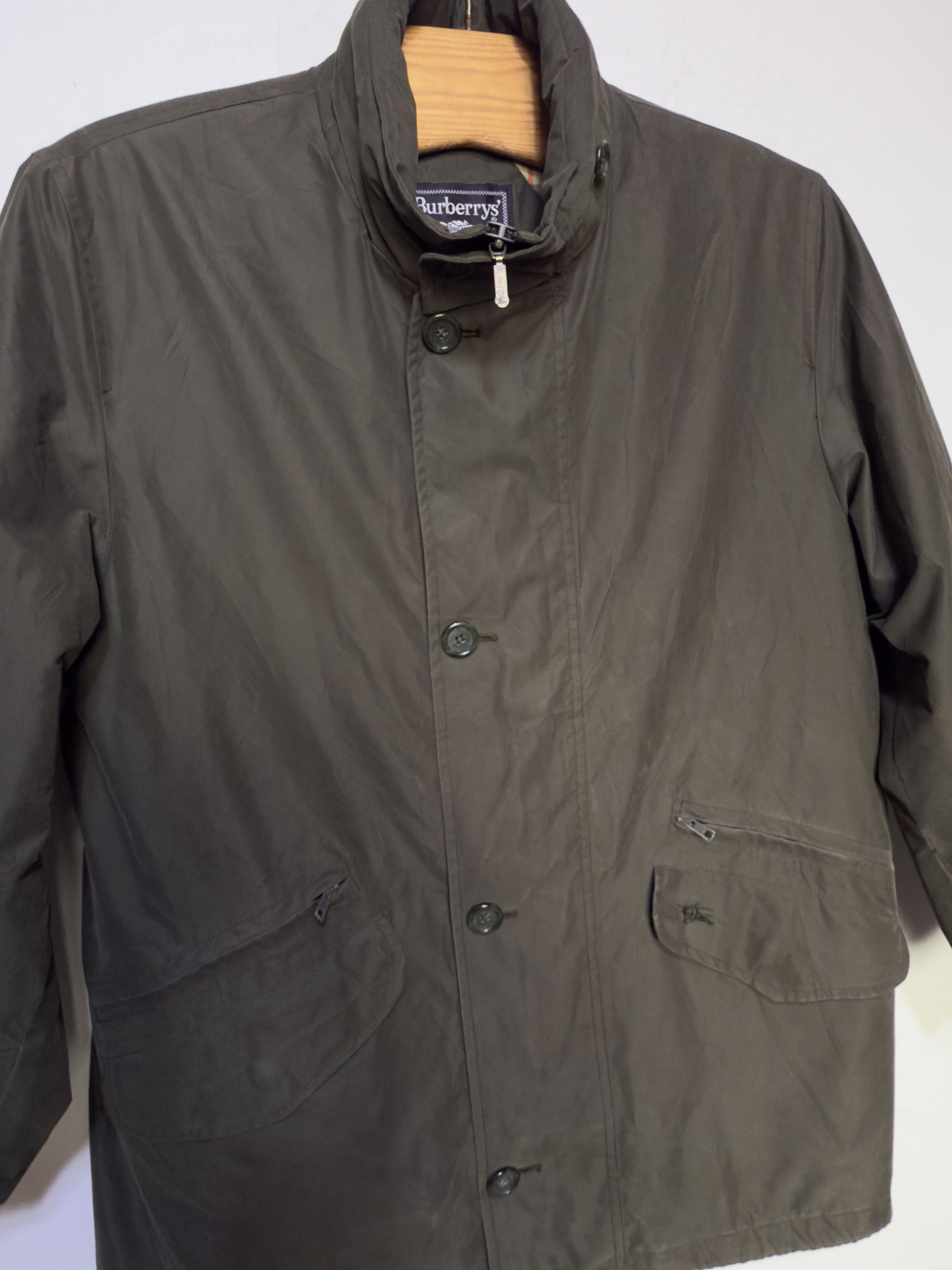 Burberry 🔥 novacheck jacket burberry dark green smcotton size L Size US L / EU 52-54 / 3 - 3 Thumbnail
