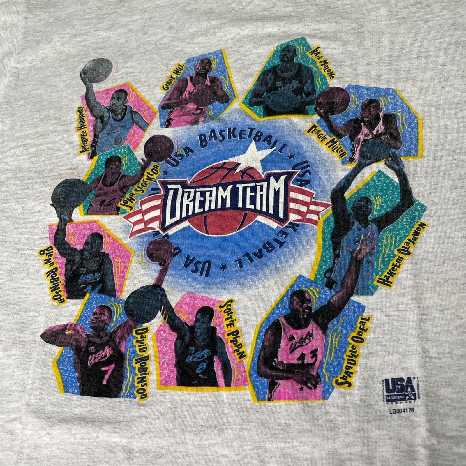 NBA × Vintage Vintage 1990s NBA Olympics Dream Team Basketball Rare Tee Size US L / EU 52-54 / 3 - 3 Thumbnail