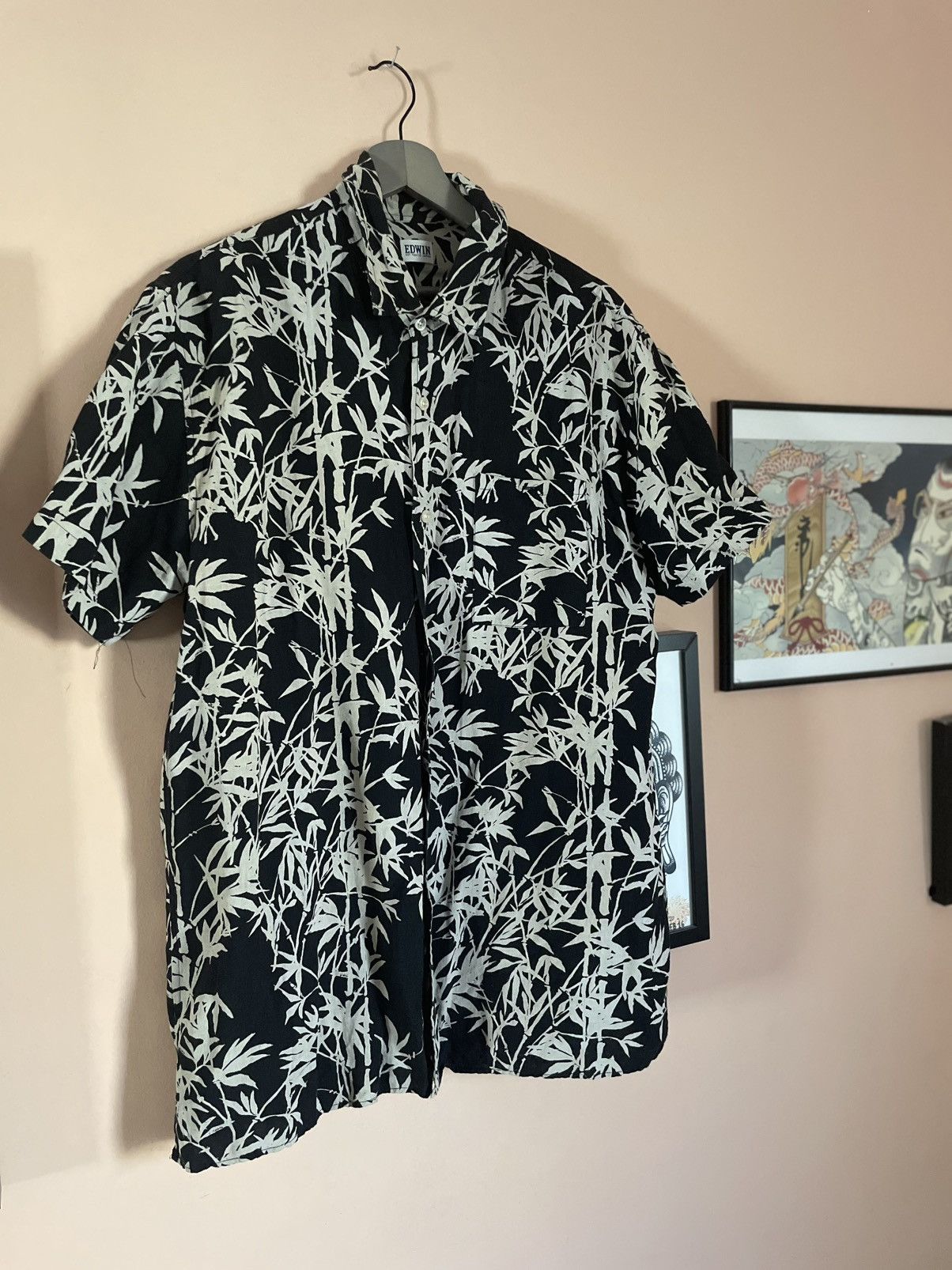 Edwin Edwin Nimes Bamboo Short Sleeves Linen Shirt Size US L / EU 52-54 / 3 - 1 Thumbnail