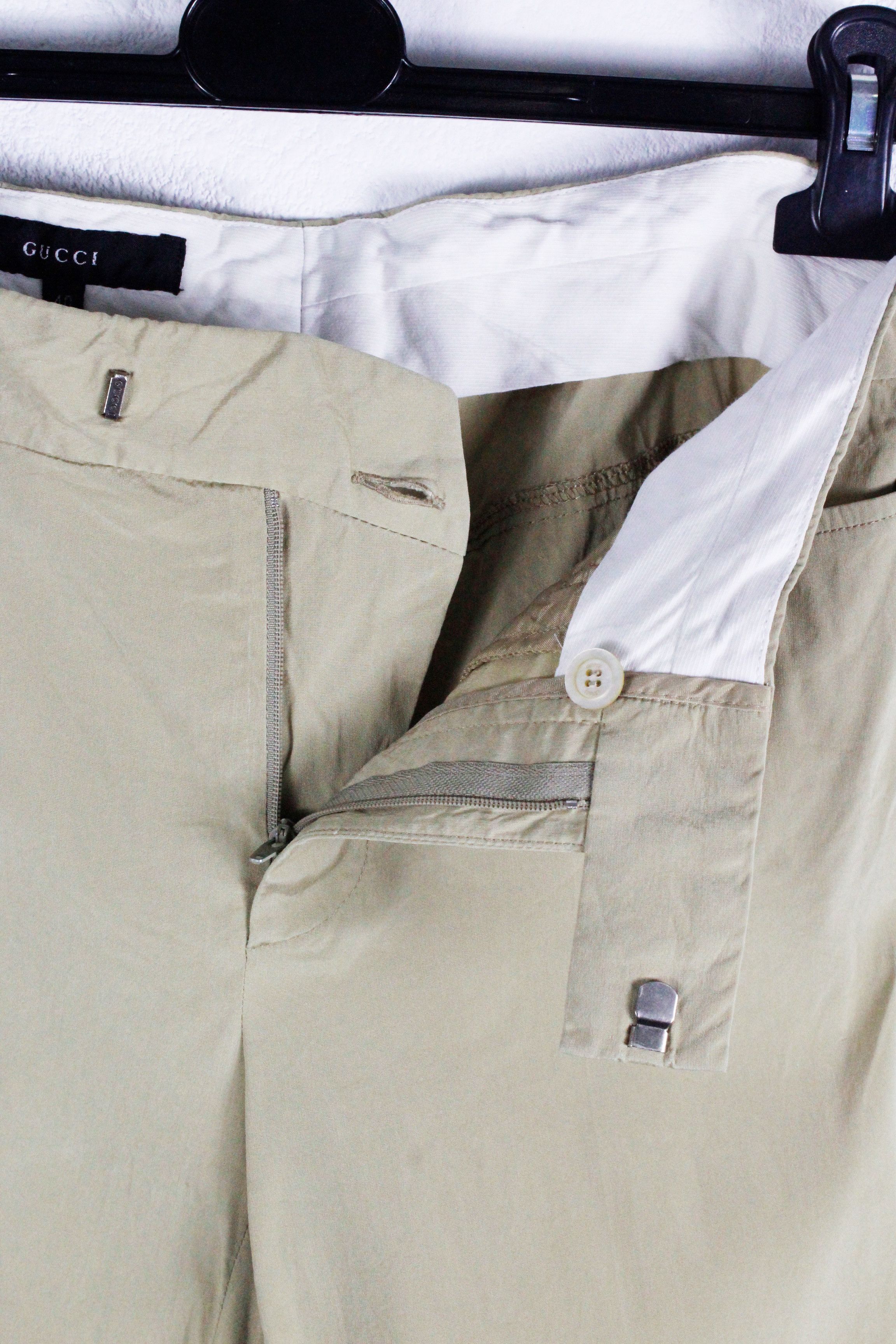 Gucci × Tom Ford Archive Gucci by Tom Ford Silk Nylon Track Pants Trousers Size 28" / US 6 / IT 42 - 8 Thumbnail
