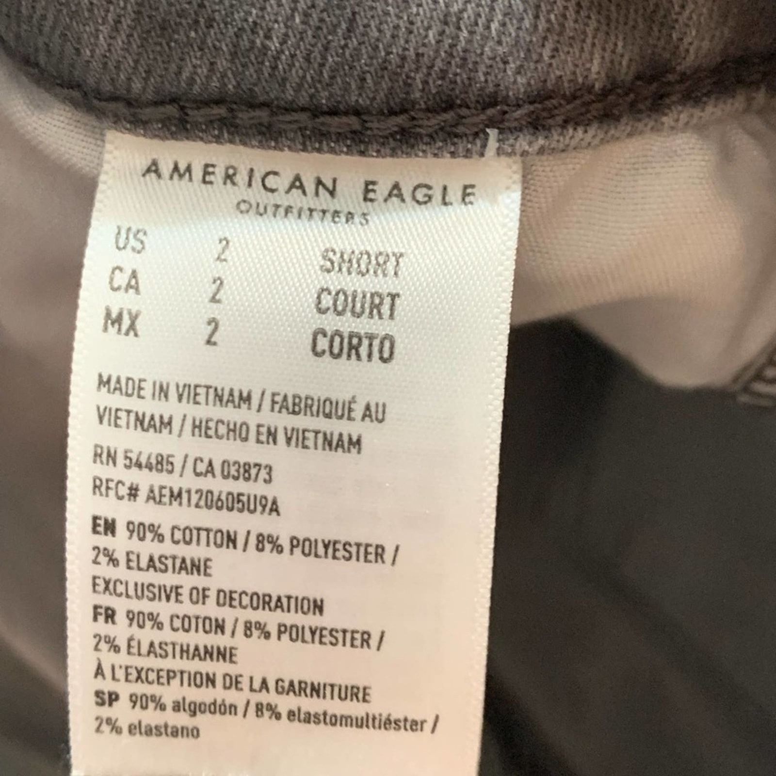 American Eagle Outfitters WOMENS AMERICAN EAGLE NEXT LEVEL STRETCH JEANS SIZE 2 NICE Size 26" / US 2 / IT 38 - 5 Thumbnail