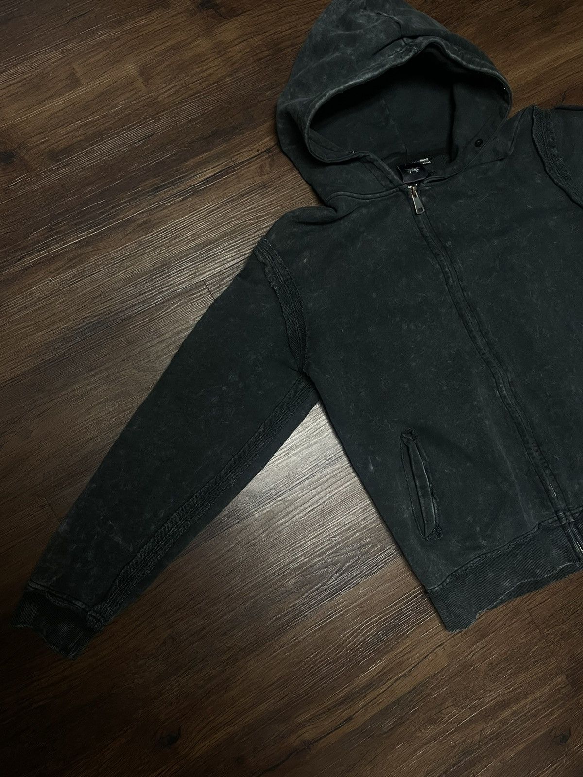 Vintage Black washed jacket fits good Size US M / EU 48-50 / 2 - 1 Thumbnail