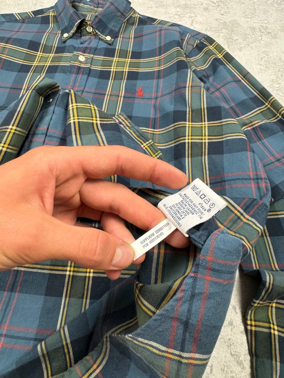 Polo Ralph Lauren Polo Ralph Lauren Y2K Flannel Shirt Button Up Size US L / EU 52-54 / 3 - 12 Thumbnail