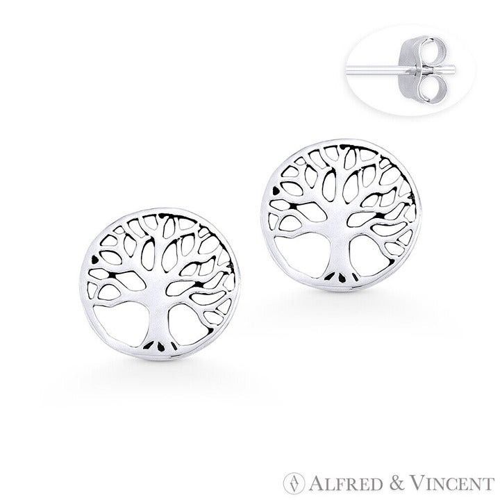 Other Tree-of-Life Charm Stud Earrings w/ Push-Back Posts Size ONE SIZE - 1 Preview