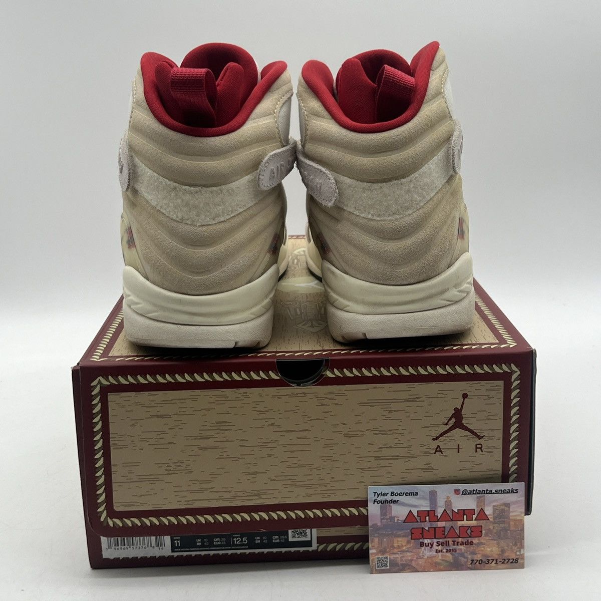 Jordan Brand Solefly x air Jordan 8 mi es su casa Size US 11 / EU 44 - 3 Thumbnail