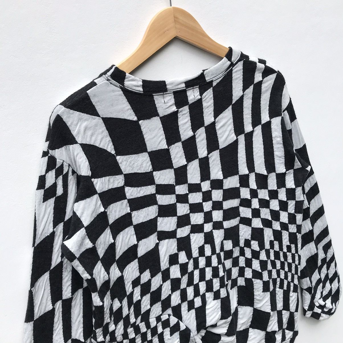 Issey Miyake Zucca Issey Miyake Checker Box Shirt Zucca Japanese Designer Size M / US 6-8 / IT 42-44 - 9 Thumbnail