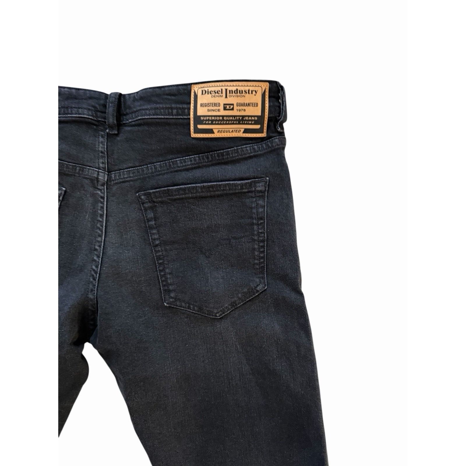Diesel Diesel Mens Buster Tapered Jeans RE063 Black $250 Size 32/32 Size US 32 / EU 48 - 6 Thumbnail
