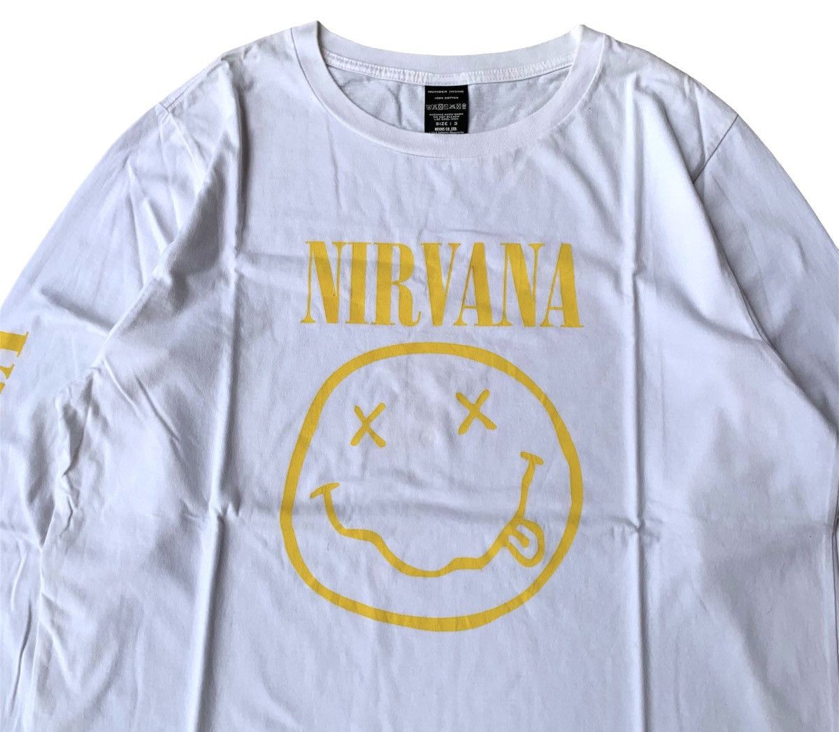 Number (N)ine × Takahiromiyashita The Soloist. Number (N)ine x Nirvana Smile Longsleeve Size US L / EU 52-54 / 3 - 3 Thumbnail