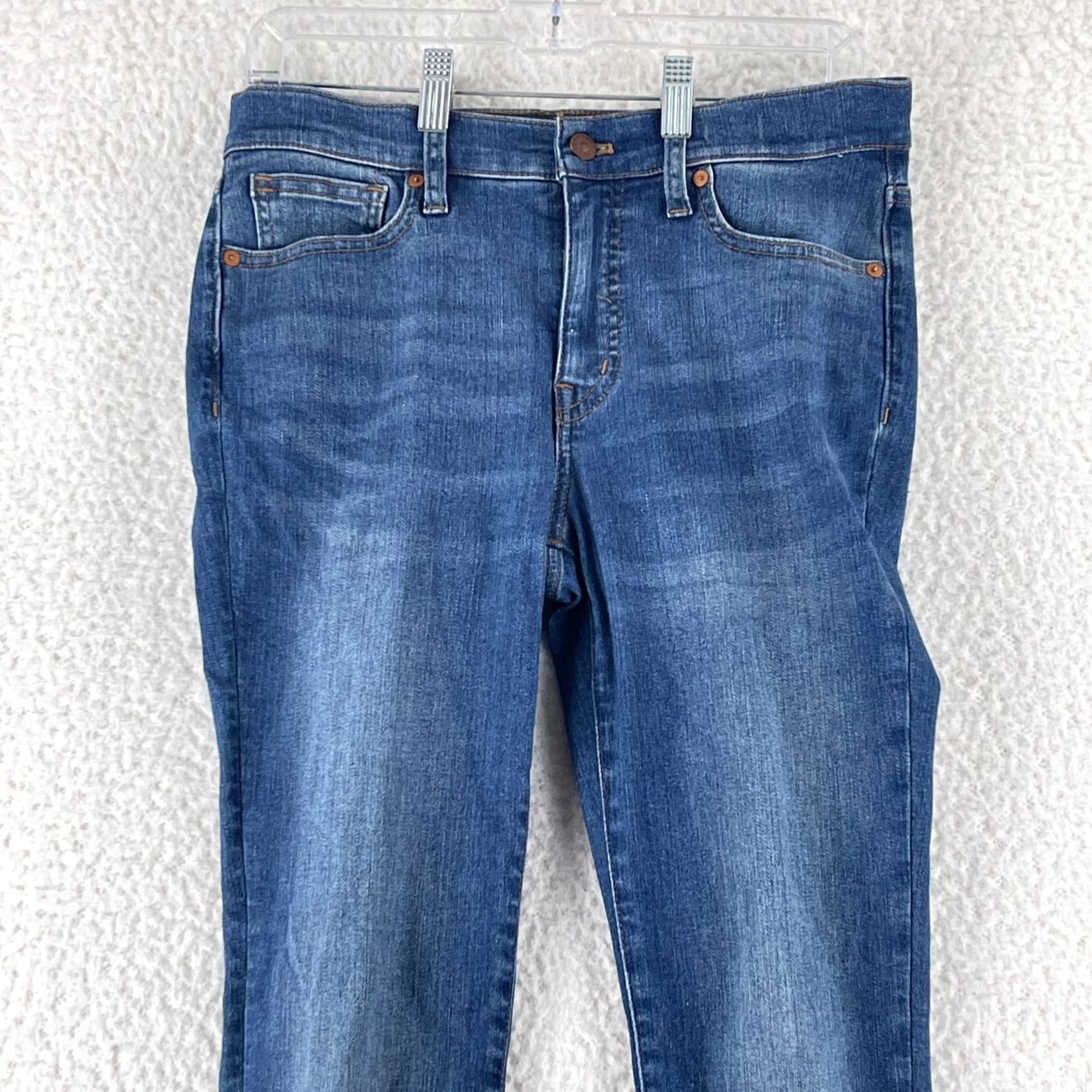 Madewell Madewell Jeans Skinny Womens Size 27 Blue Denim 5-Pocket 9" Mid-Rise Casual Regular Rise Pant Size 27" / US 4 / IT 40 - 2 Thumbnail