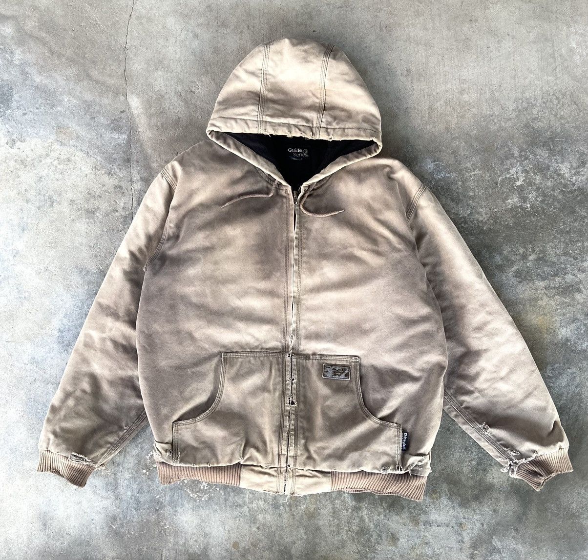 Carhartt × Vintage Distressed canvas jacket feel like Travis Scott Size US L / EU 52-54 / 3 - 2 Thumbnail