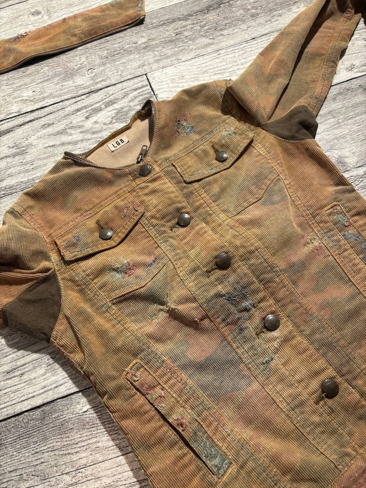 Le Grande Bleu (L.G.B.) L.G.B. Maniac Corp Corduroy camouflage velvet denim jacket Size US S / EU 44-46 / 1 - 8 Thumbnail