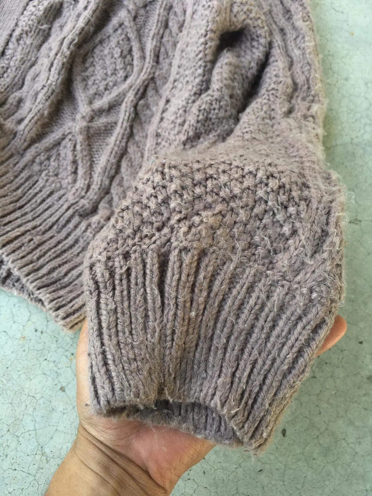 Homespun Knitwear × Japanese Brand 📌Japanese GU Pullover Pureknit Knitting Cardigan Pattern Size US XL / EU 56 / 4 - 6 Thumbnail