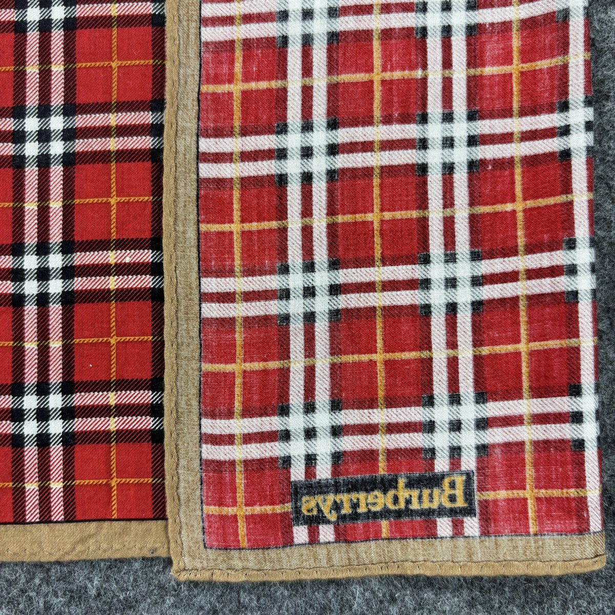 Burberry × Vintage Handkerchief # E016 # Bandana # Neckerchief Size ONE SIZE - 3 Thumbnail