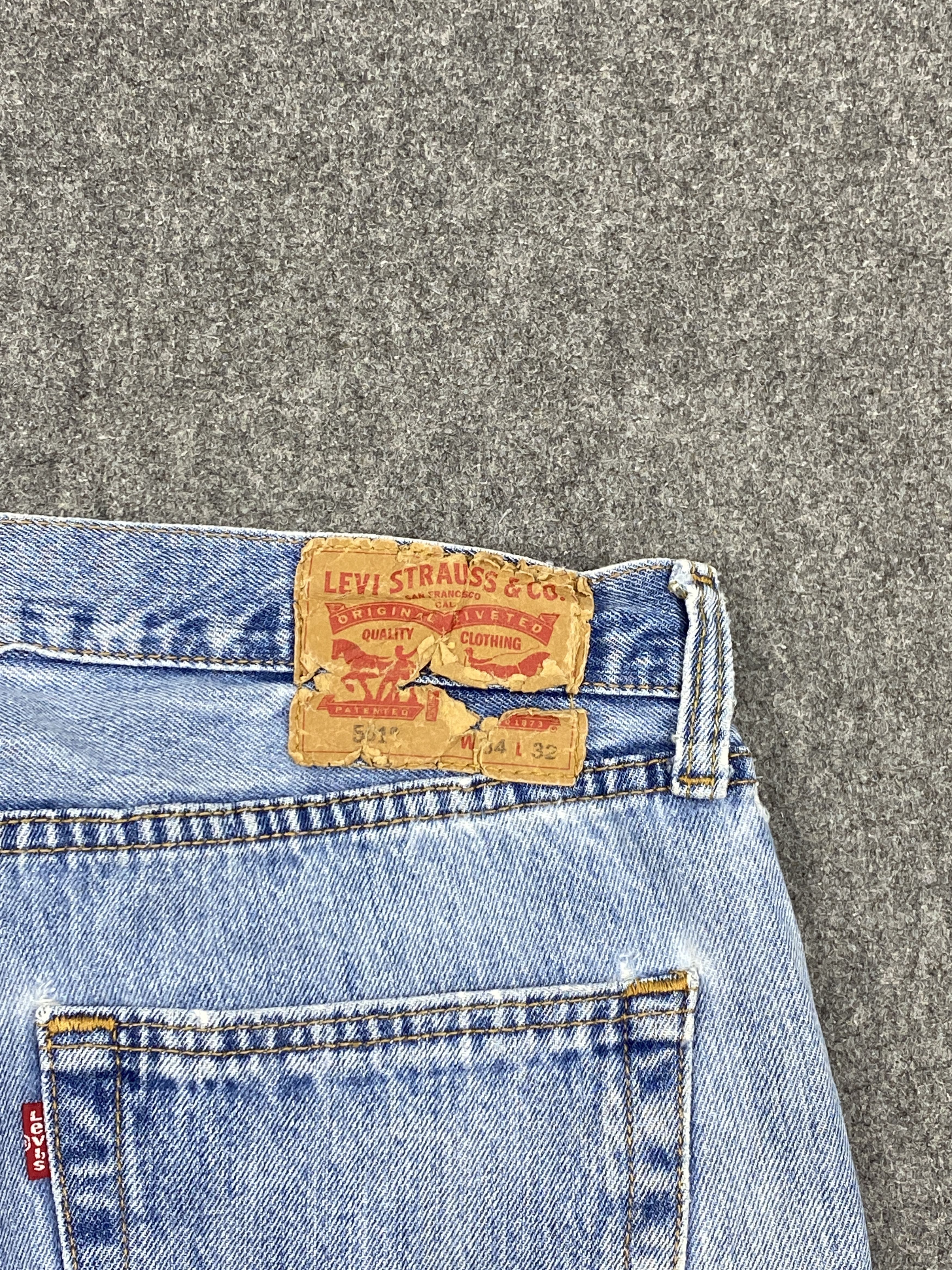 Levi's Vintage Levis 501 Blue Denim Jeans DP2840 Size US 32 / EU 48 - 5 Thumbnail