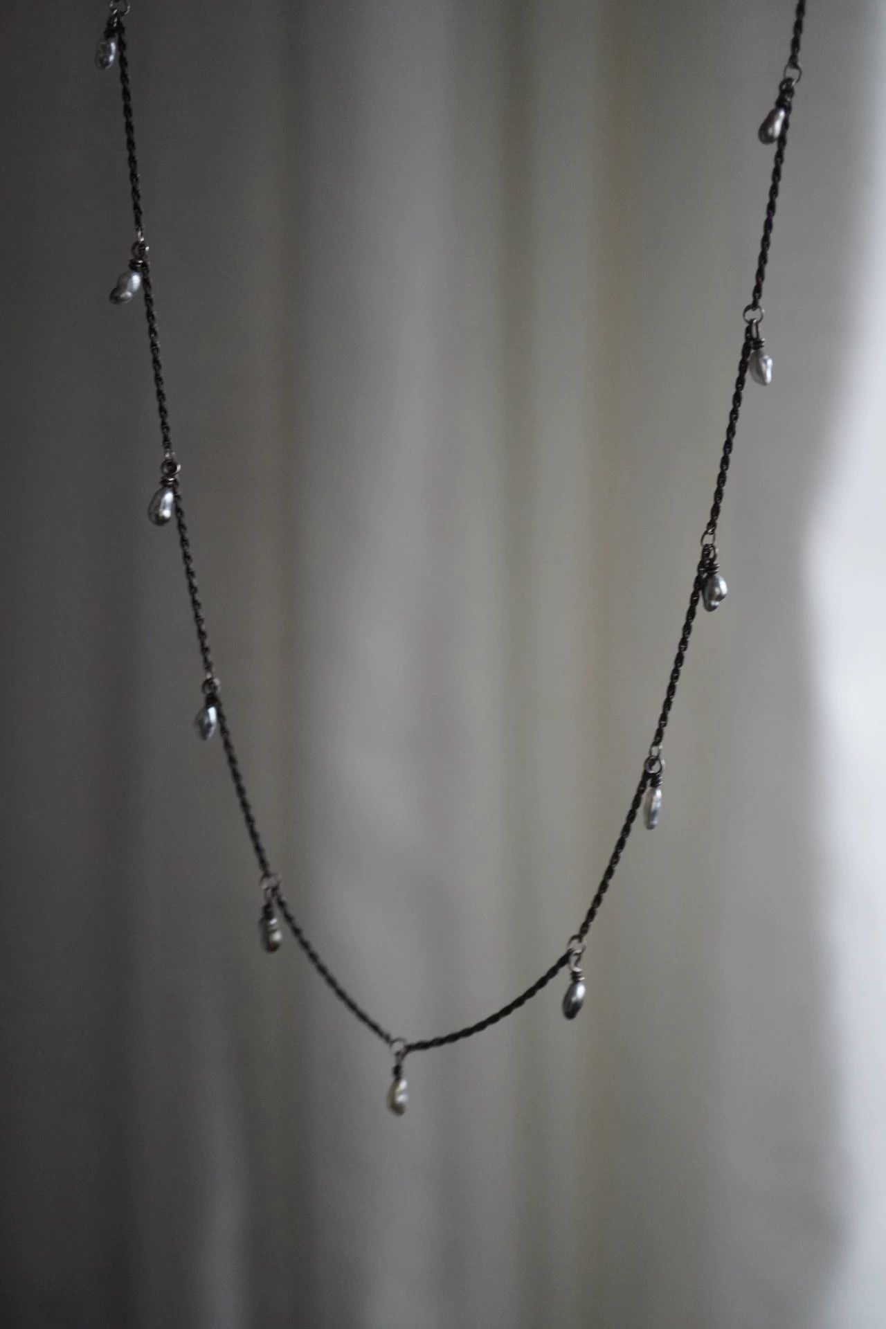 Other zooSelect KESHI Raindrop Pearl Handmade 925 Silver Necklace Size ONE SIZE - 2 Thumbnail