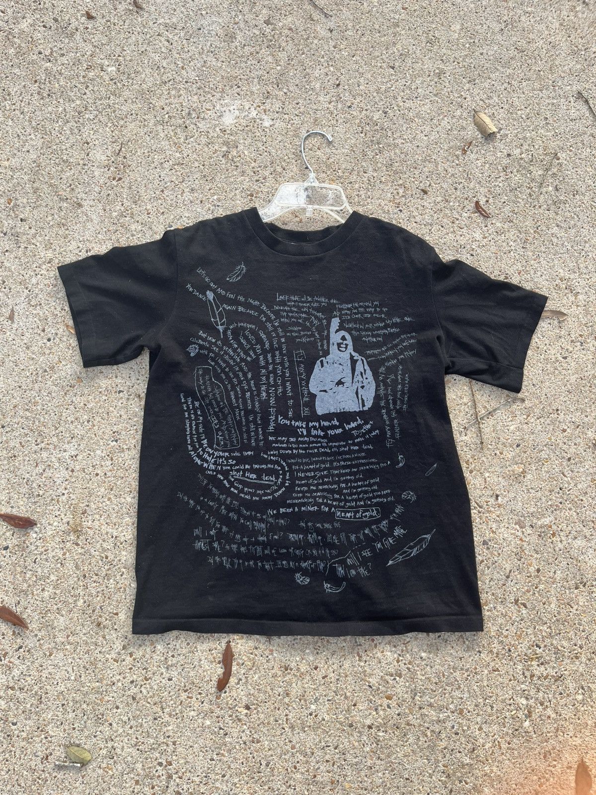 Number (N)ine Number (N)ine Neil Young Lyrics Tee – SS08 
