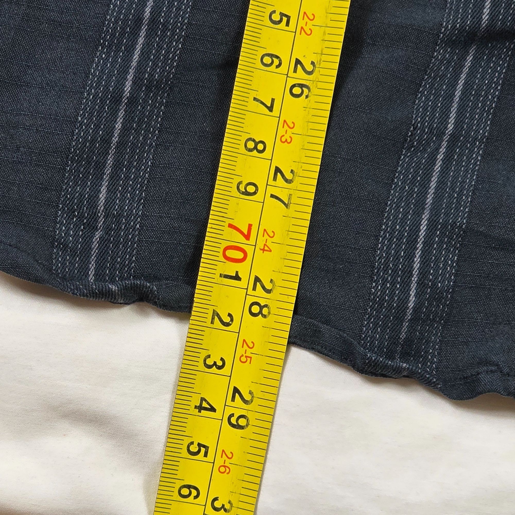 Billabong Billabong Mens Medium Striped Button Up Short Sleeve Black S Size US M / EU 48-50 / 2 - 9 Thumbnail