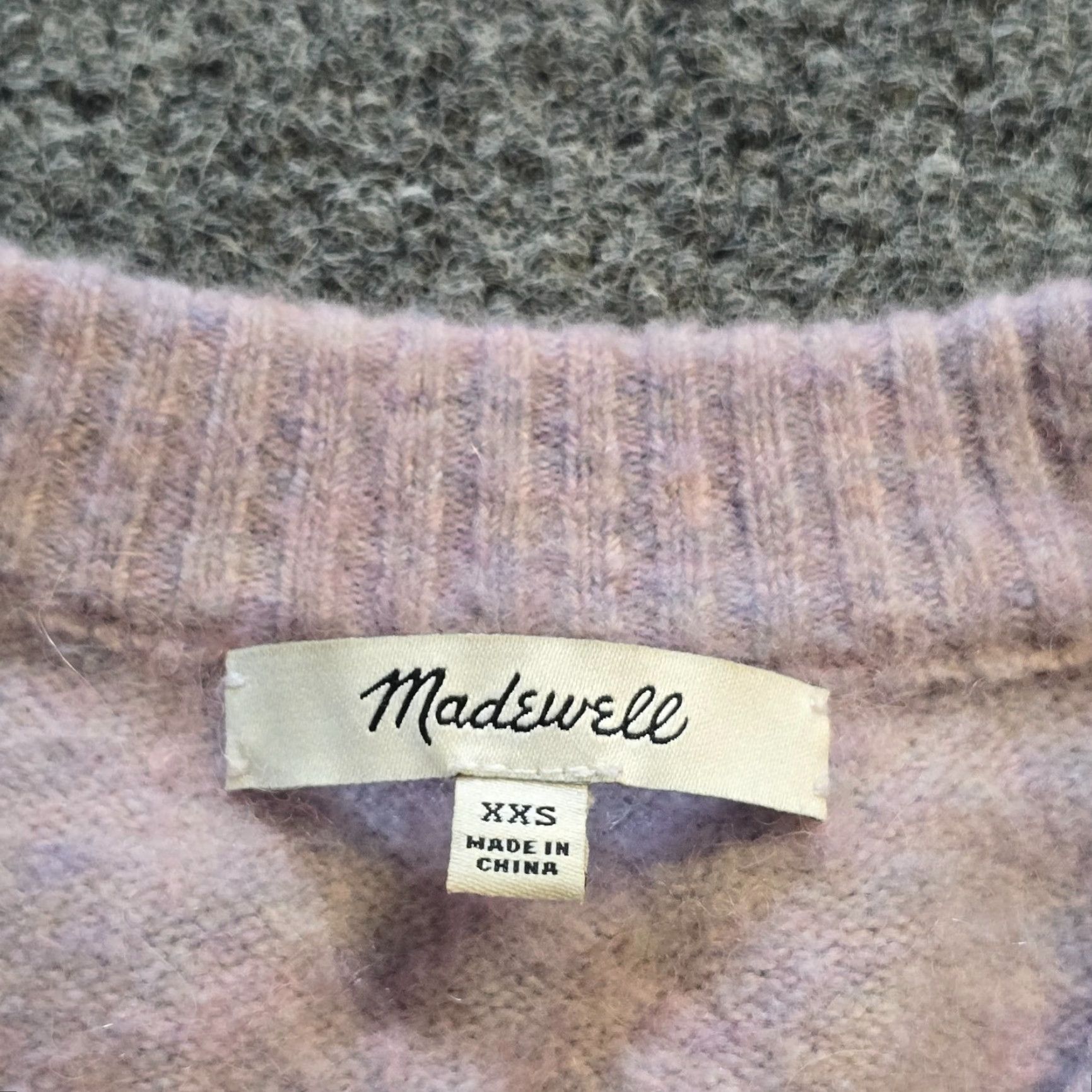 Madewell Madewell Sweater Womens Size XXS Pink Alpaca Wool Round Neck Oversized Casual Pullover Knit Long Sleeve Winter Fashion Womens Size S / US 4 / IT 40 - 3 Thumbnail