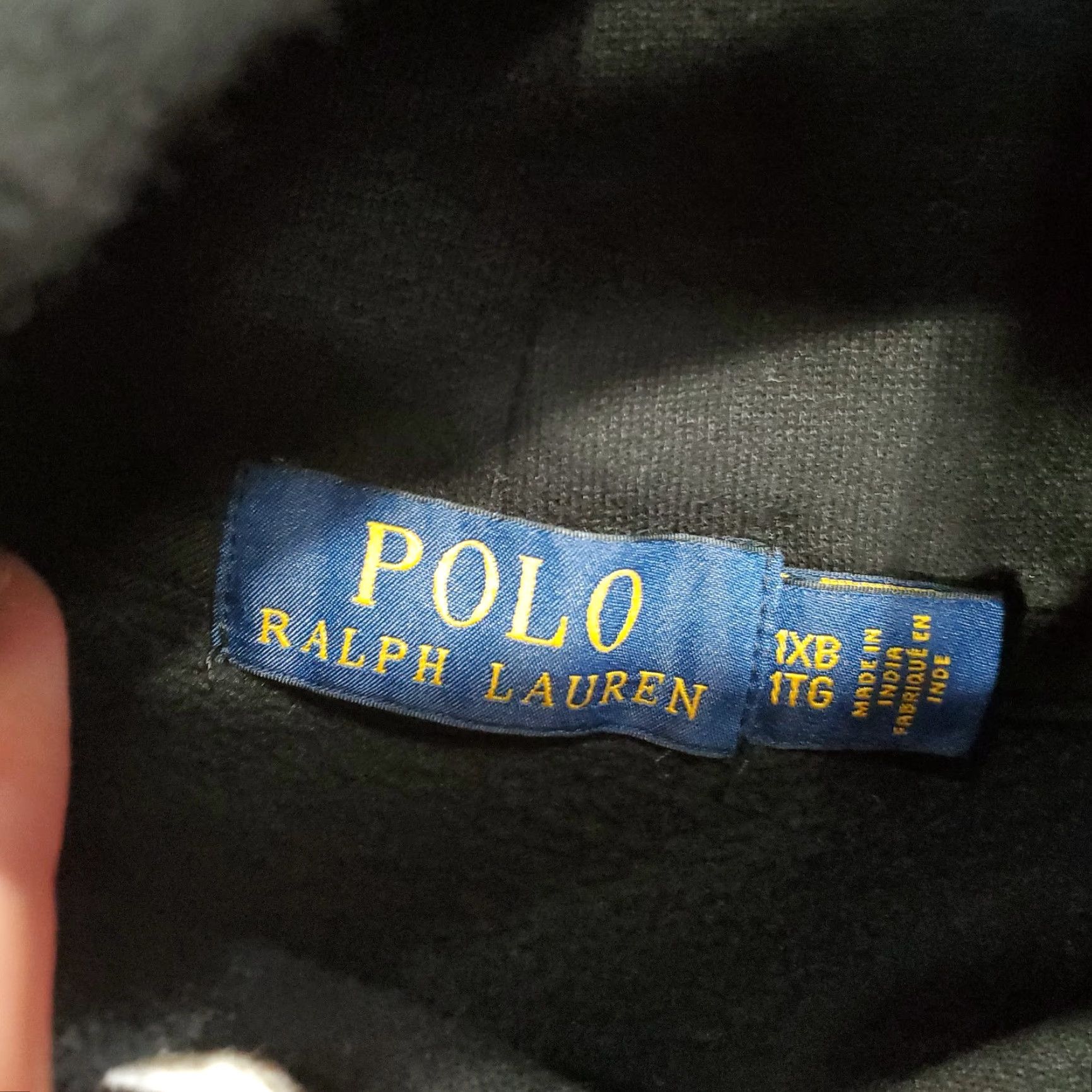 Polo Ralph Lauren Polo Ralph Lauren Hoodie Mens 1XB Black Sweatshirt Pullover Pony Logo Drawstring Hoodie Big & Tall Size US XL / EU 56 / 4 - 8 Thumbnail