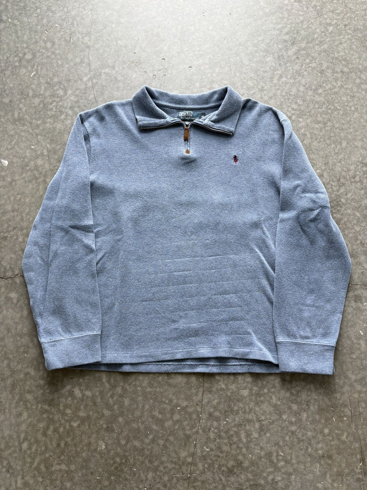 Polo Ralph Lauren Vintage Y2K Polo Ralph Lauren Quarter Zip Sweatshirt Size US XL / EU 56 / 4 - 1 Thumbnail
