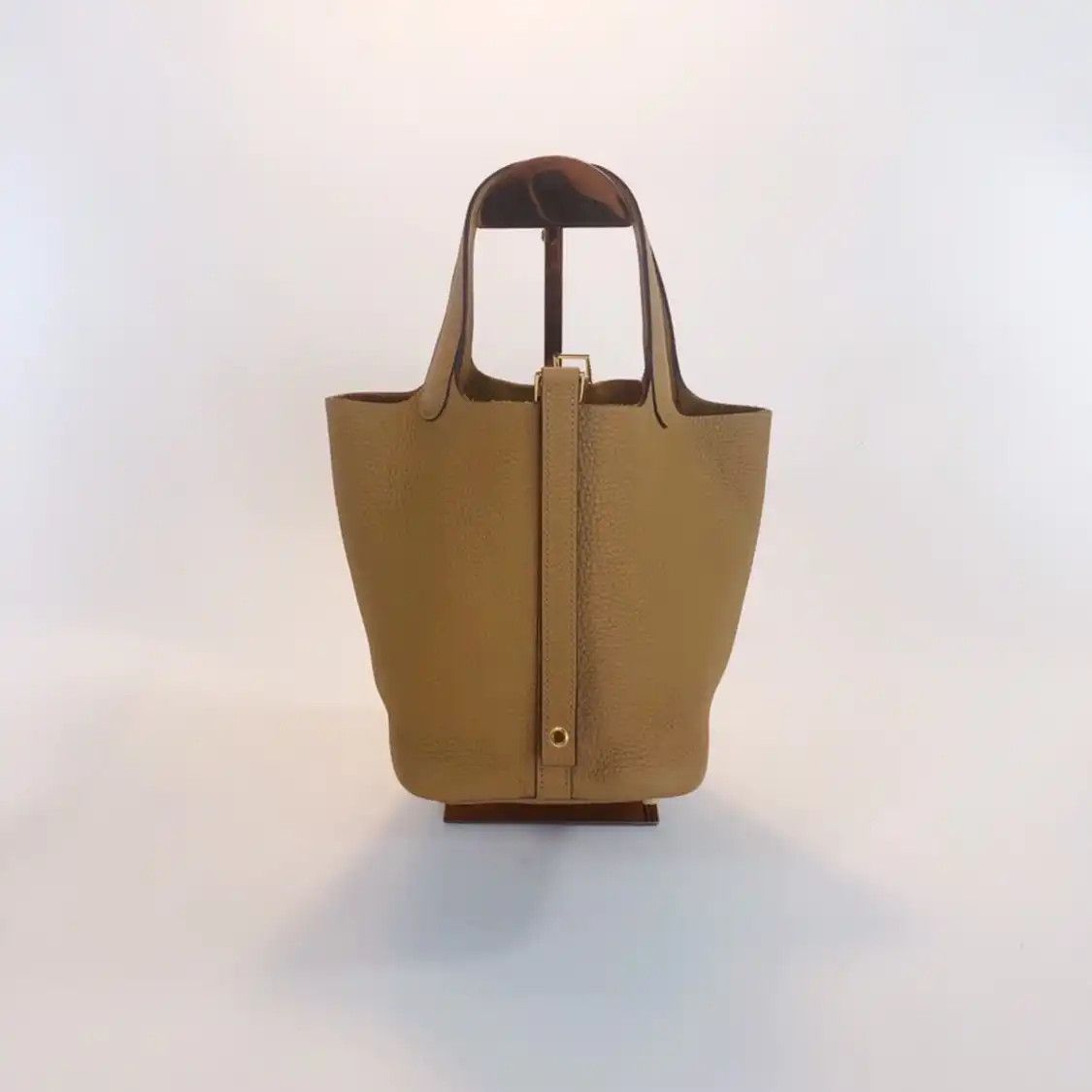 Hermes Hermes Picotin 18 yellow cowhide leather handbag gold hardware Z Size ONE SIZE - 1 Thumbnail