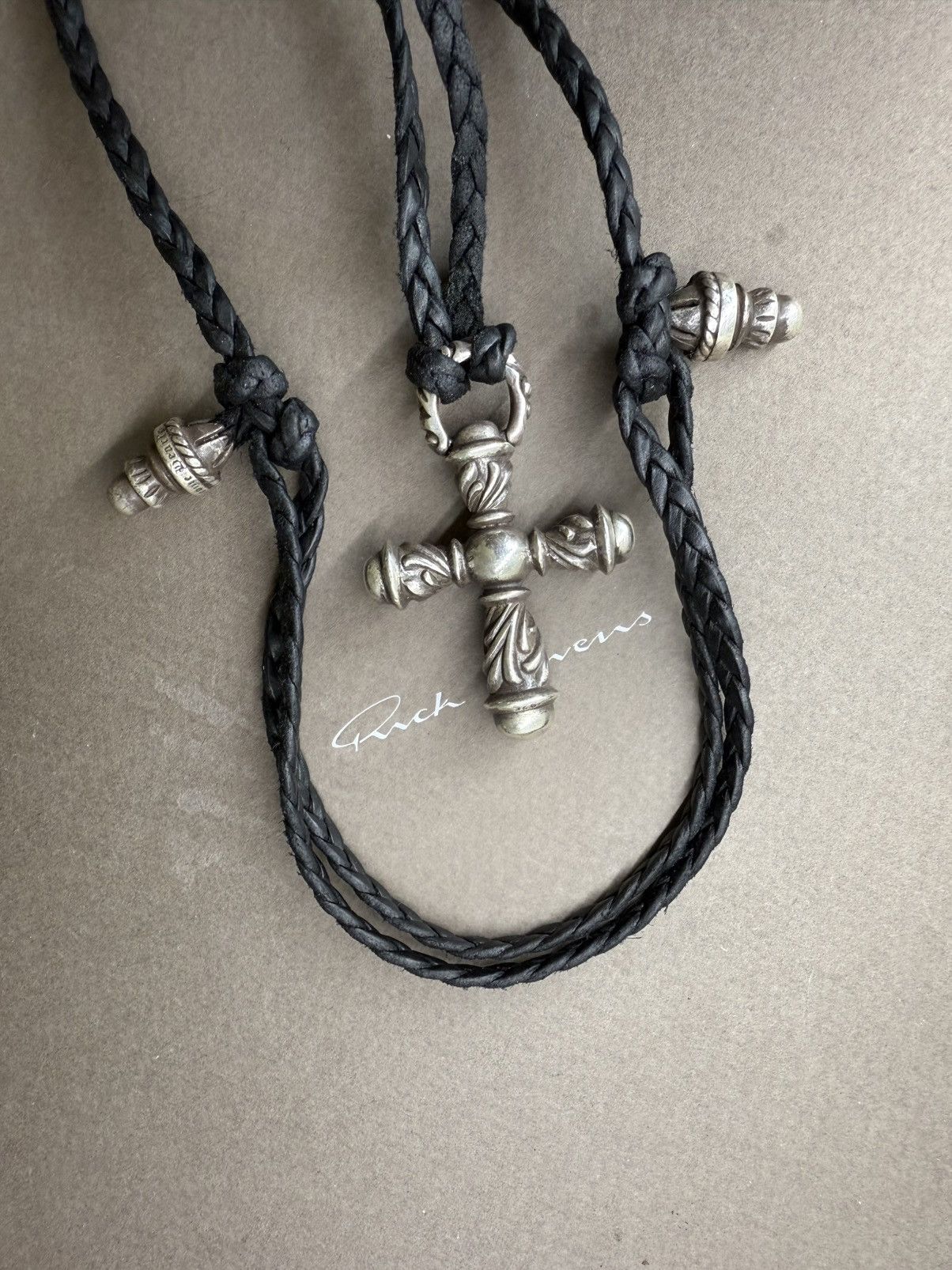 Chrome Hearts Campana Cross Necklace
